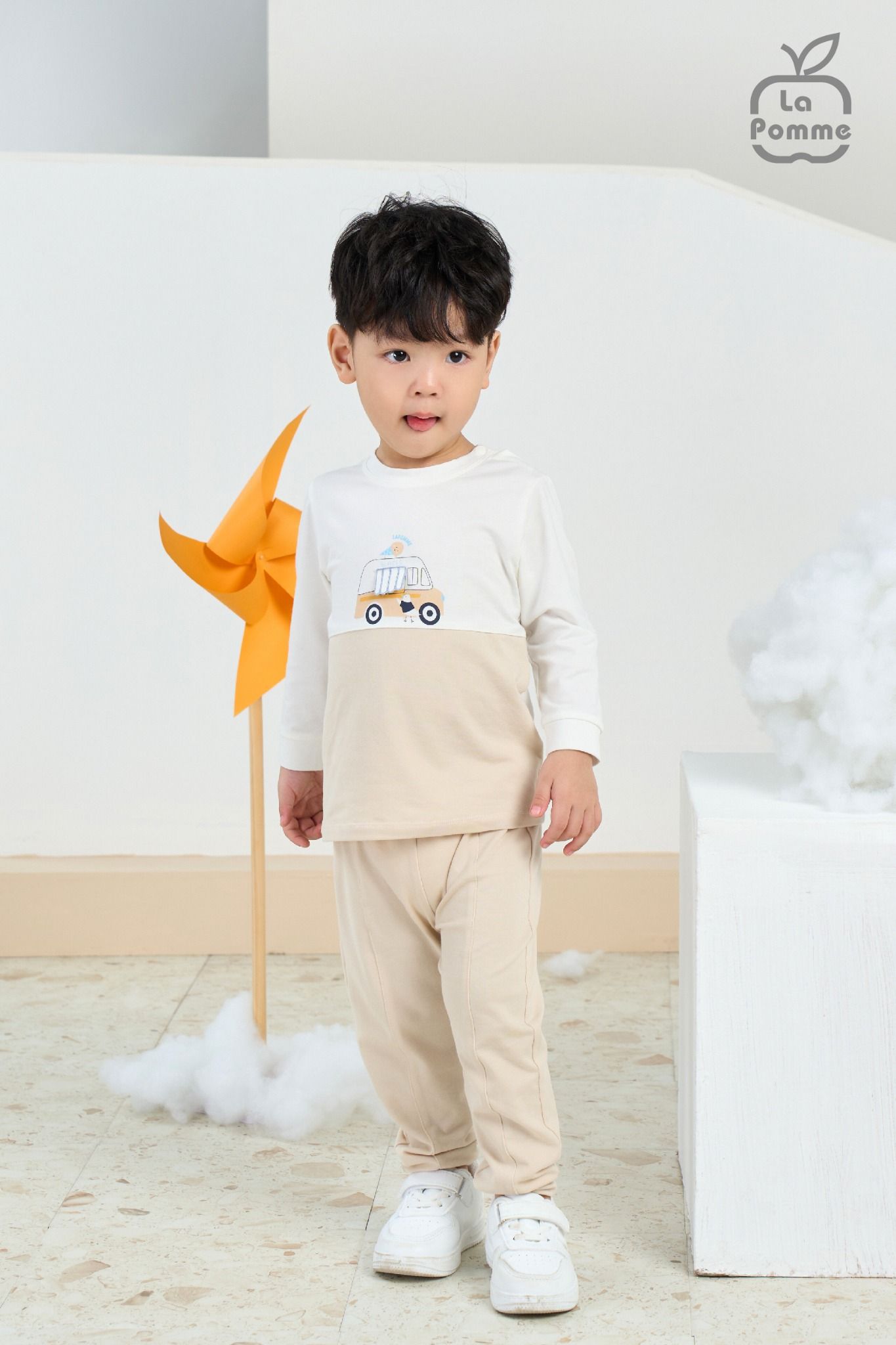 Bộ dài tay La Pomme Chuyến xe vui vẻ