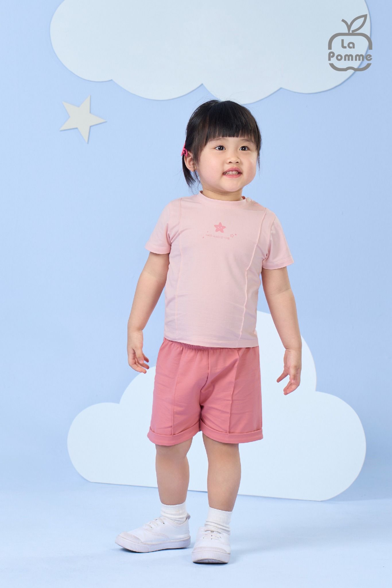 Bộ cộc tay La Pomme Ngôi sao ngộ nghĩnh