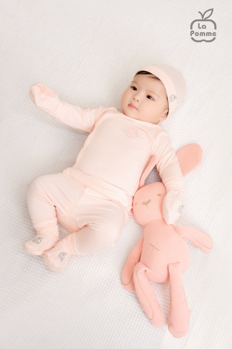  Bộ Dài Tay La Pomme Cúc lệch Dreamy Baby 