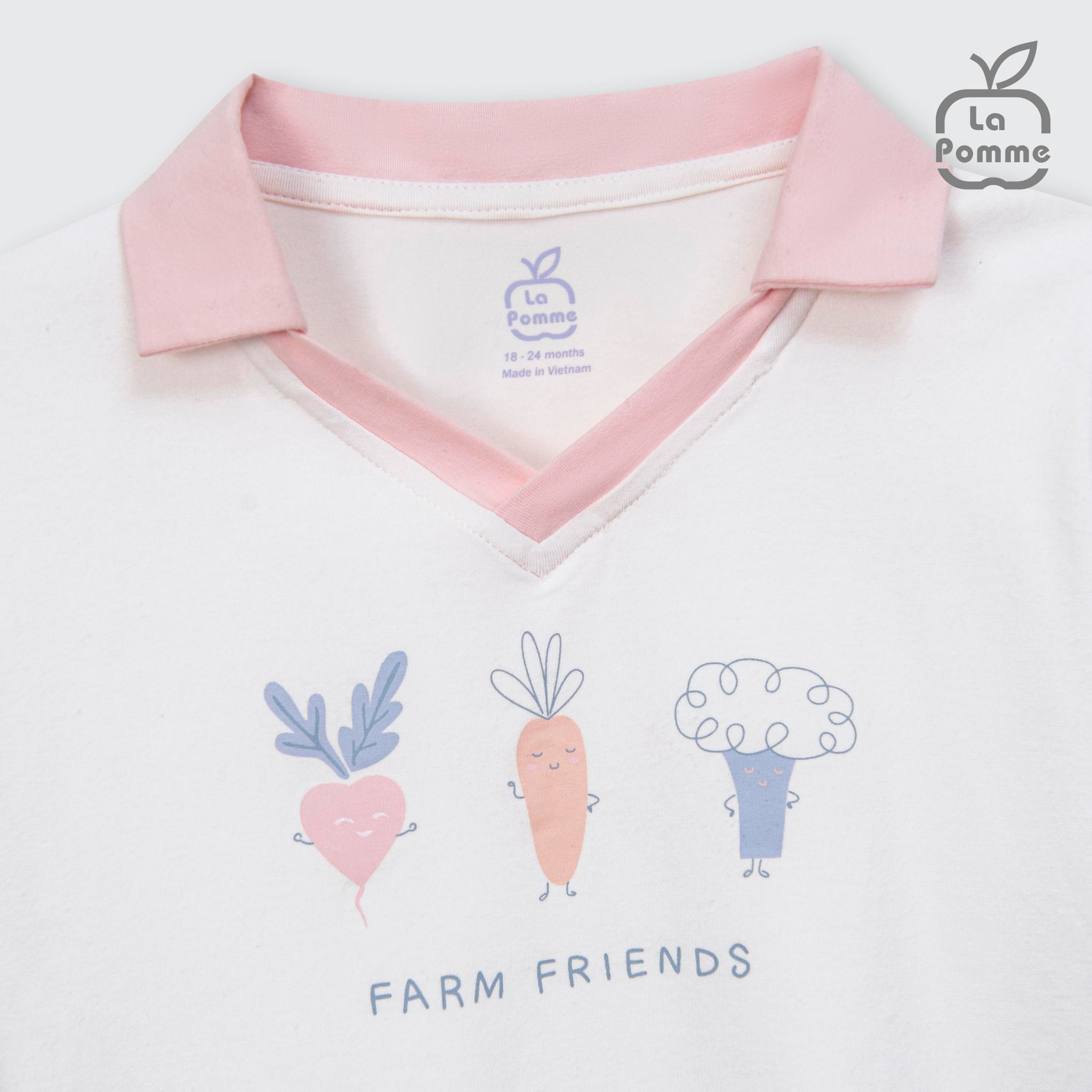 Bộ cộc tay La Pomme Happy Dream