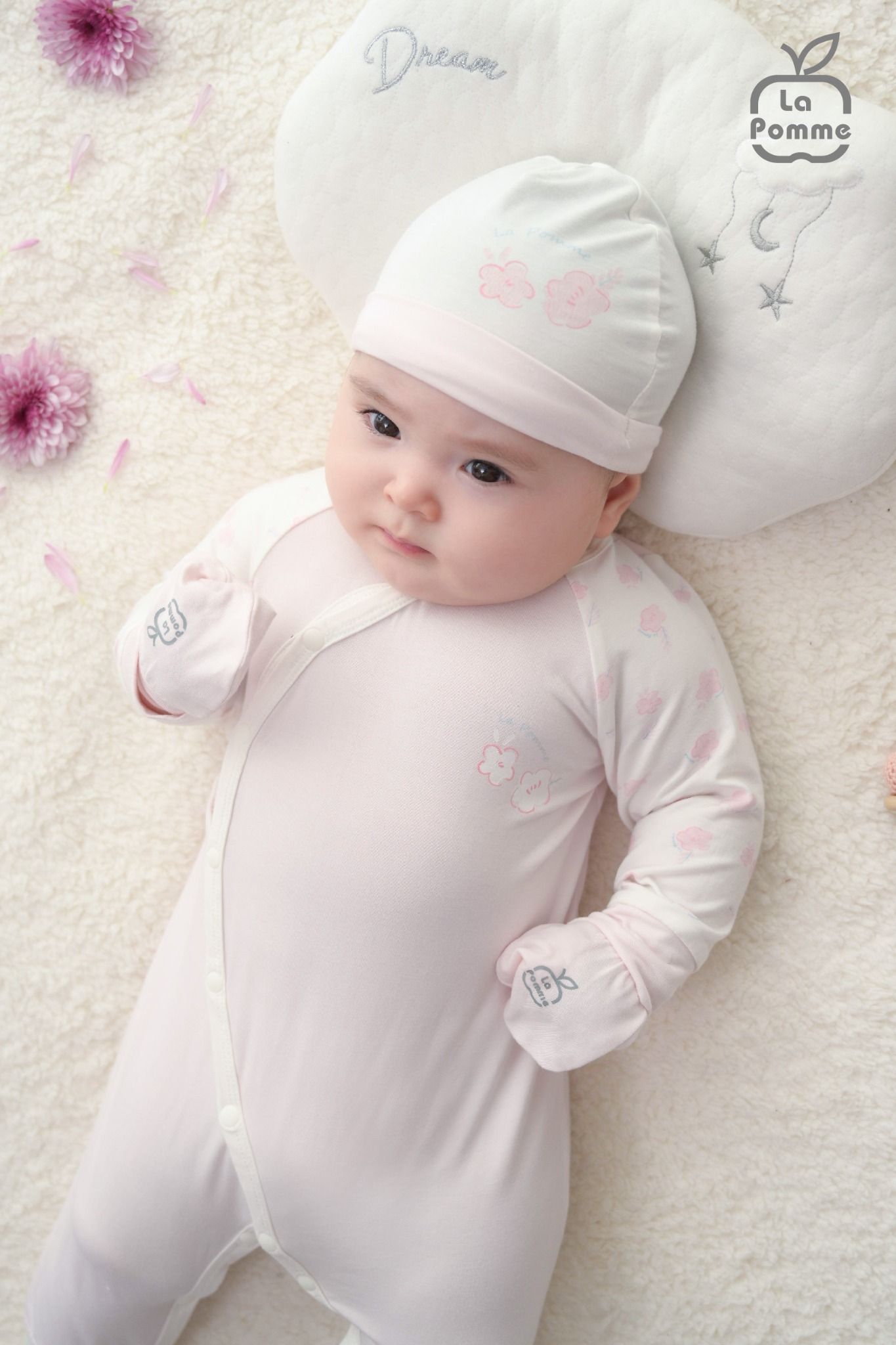 Body dài tay La Pomme phối họa tiết dễ thương
