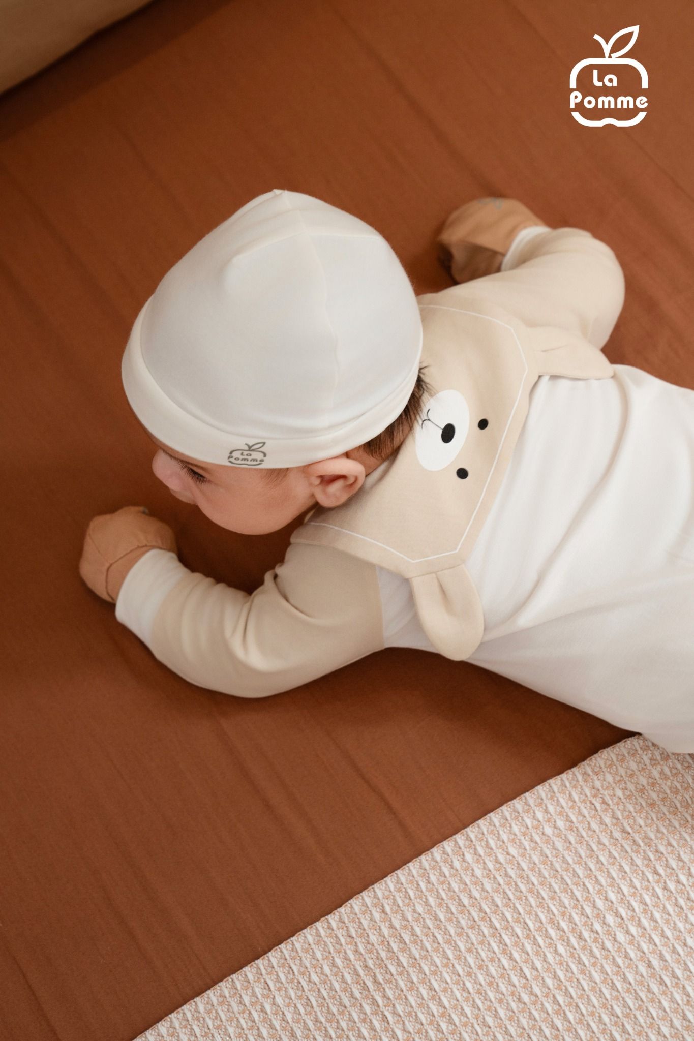 Body dài tay La Pomme cổ cách điệu ngộ nghĩnh