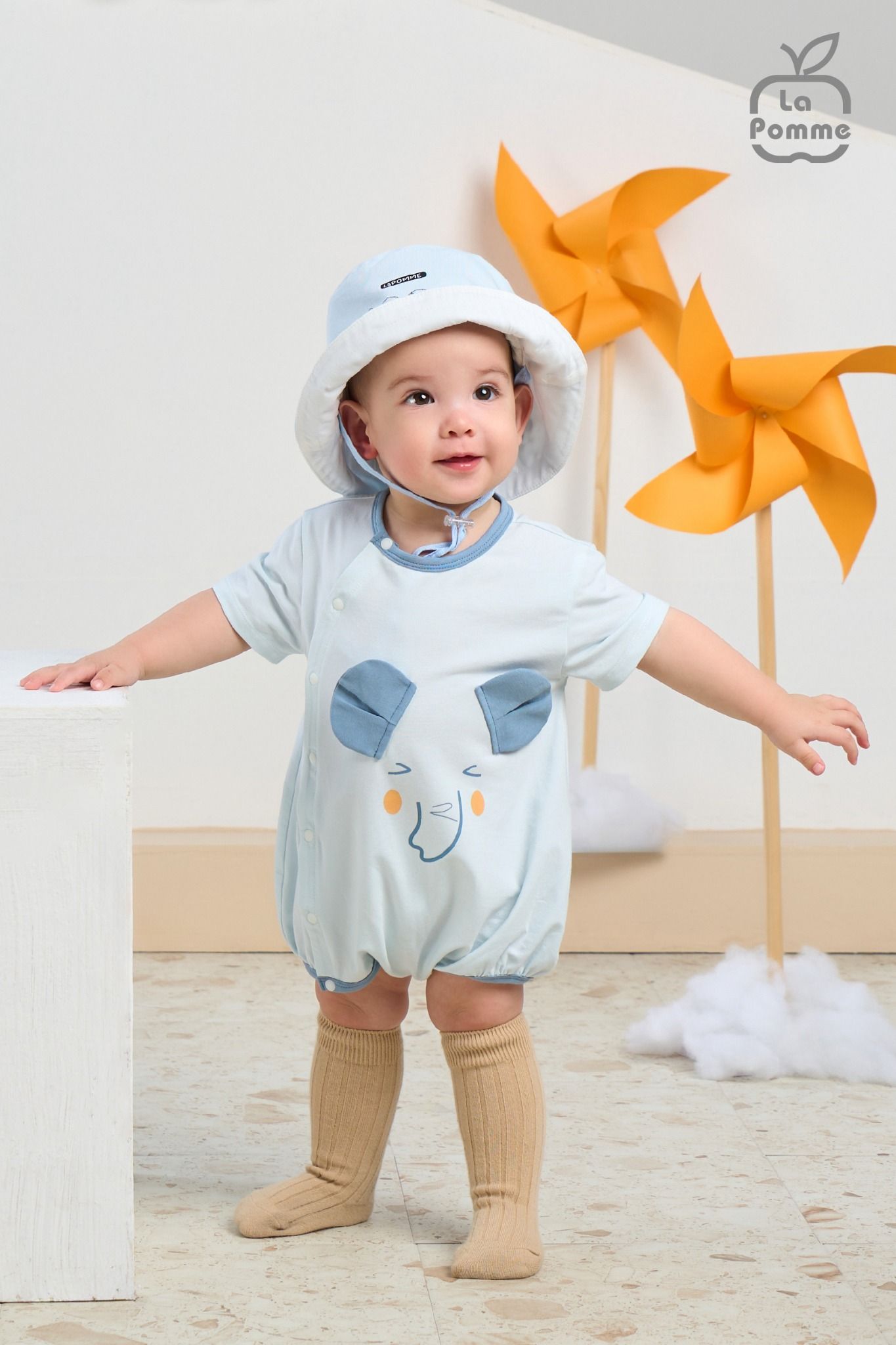 Body cộc tay La Pomme họa tiết thú dễ thương