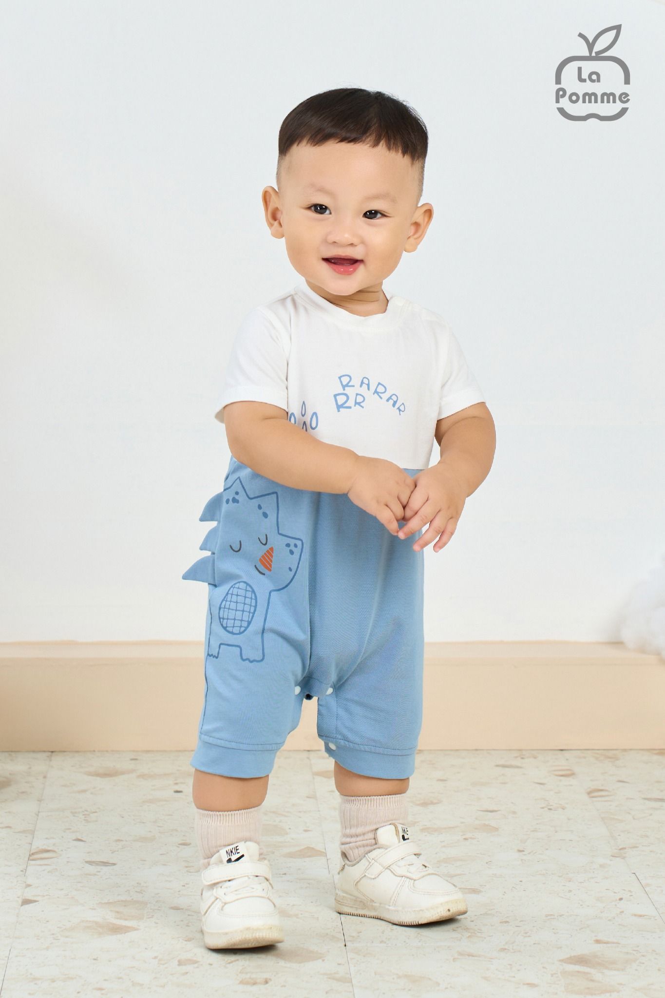 Body cộc tay La Pomme họa tiết thú ngộ nghĩnh