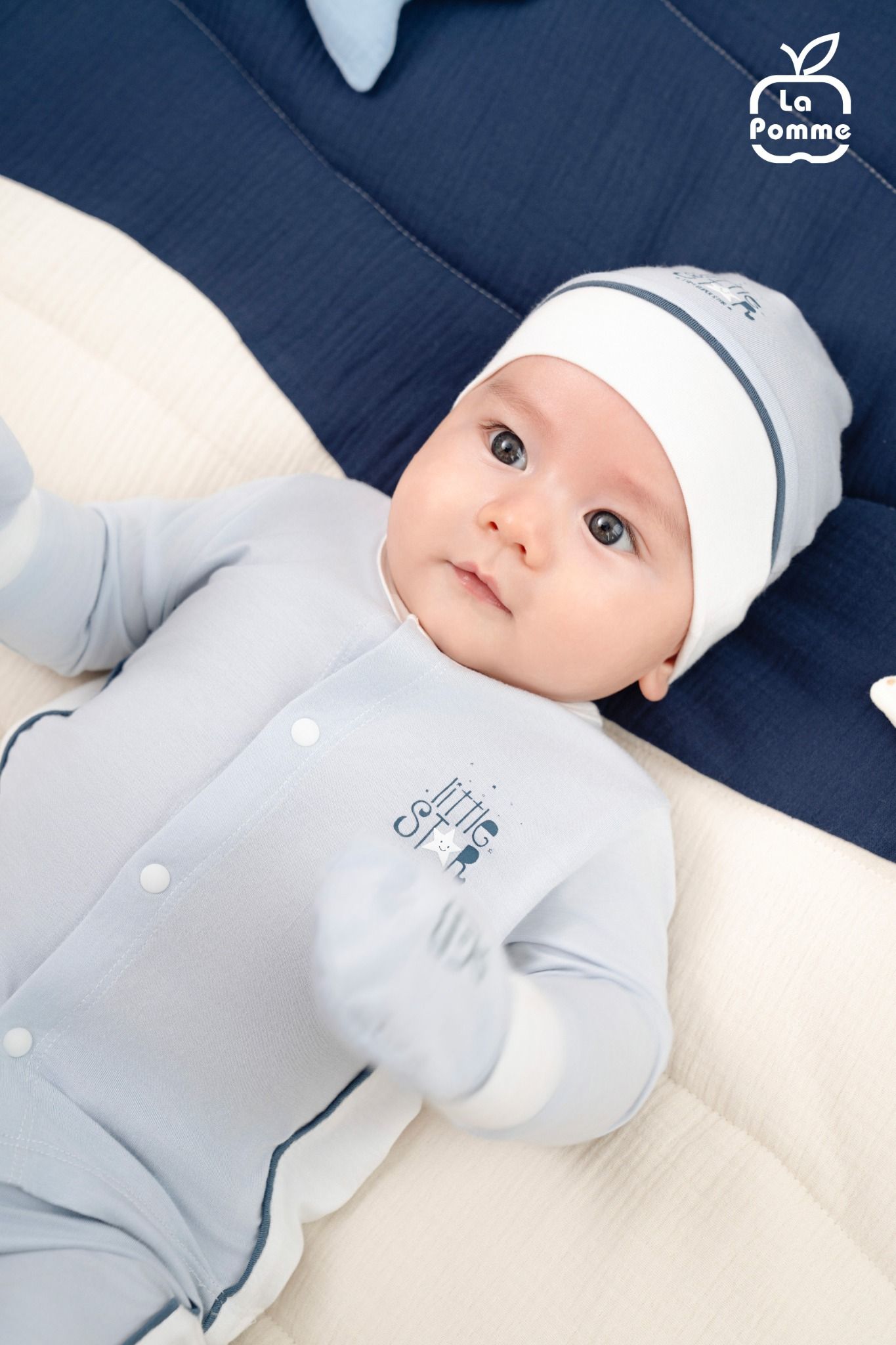 Mũ sơ sinh La Pomme Little Ngôi sao nhỏ