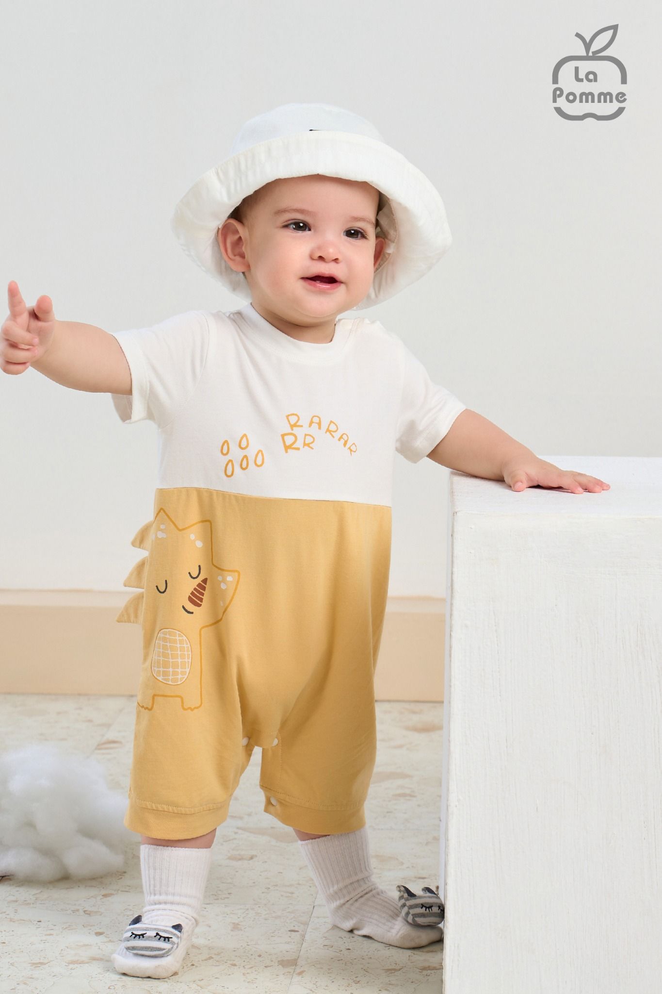 Body cộc tay La Pomme họa tiết thú ngộ nghĩnh