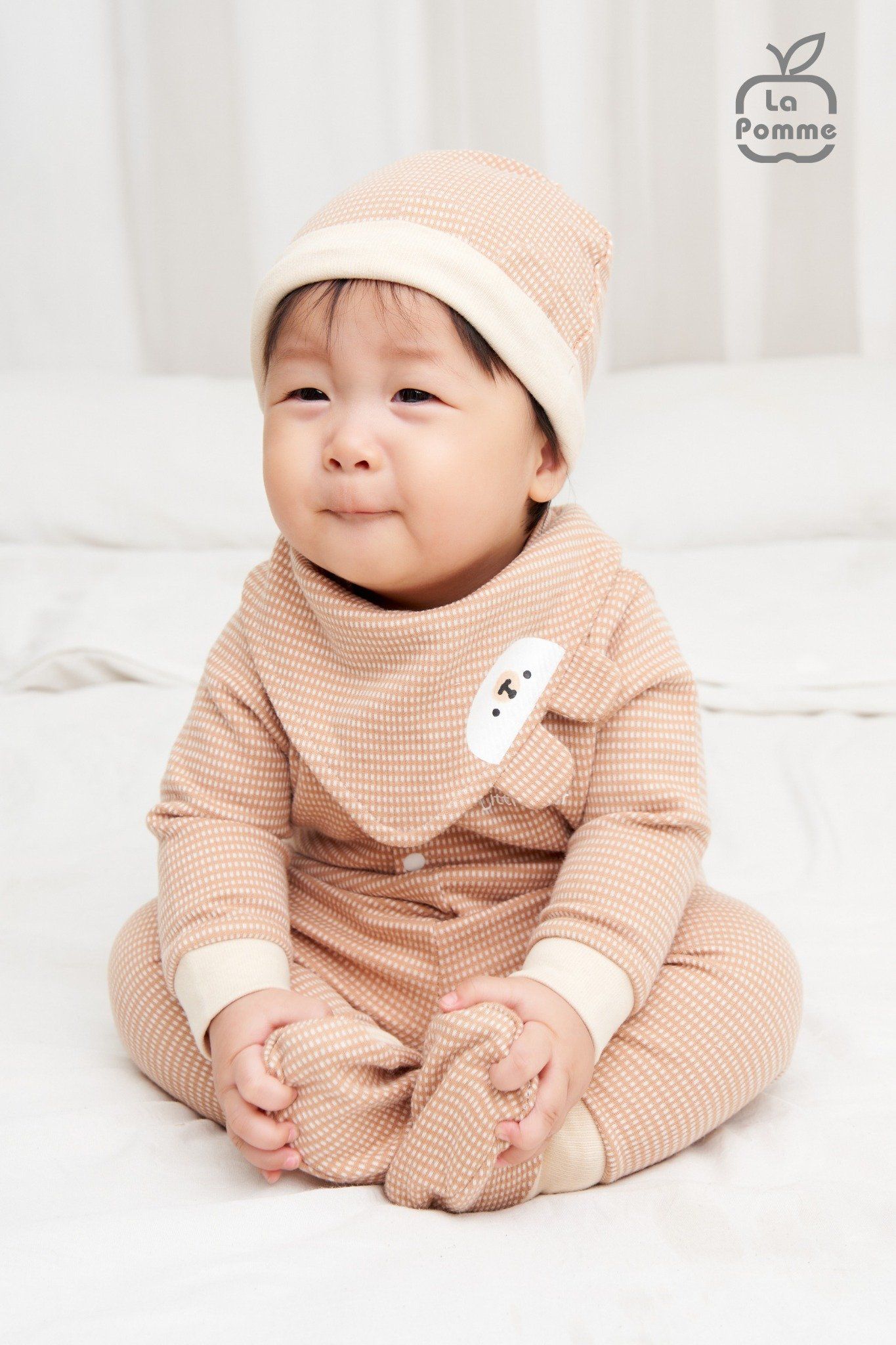 Mũ sơ sinh La Pomme Caro Bear