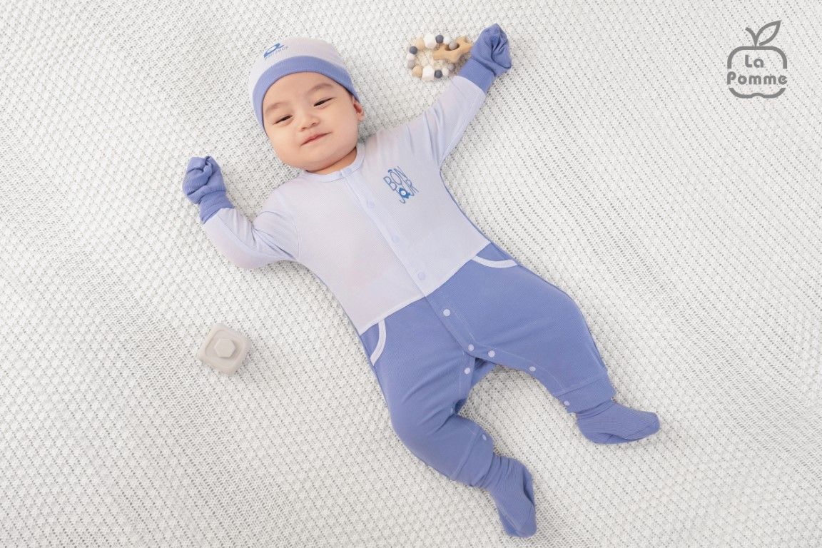 Body dài tay La Pomme Bonjour
