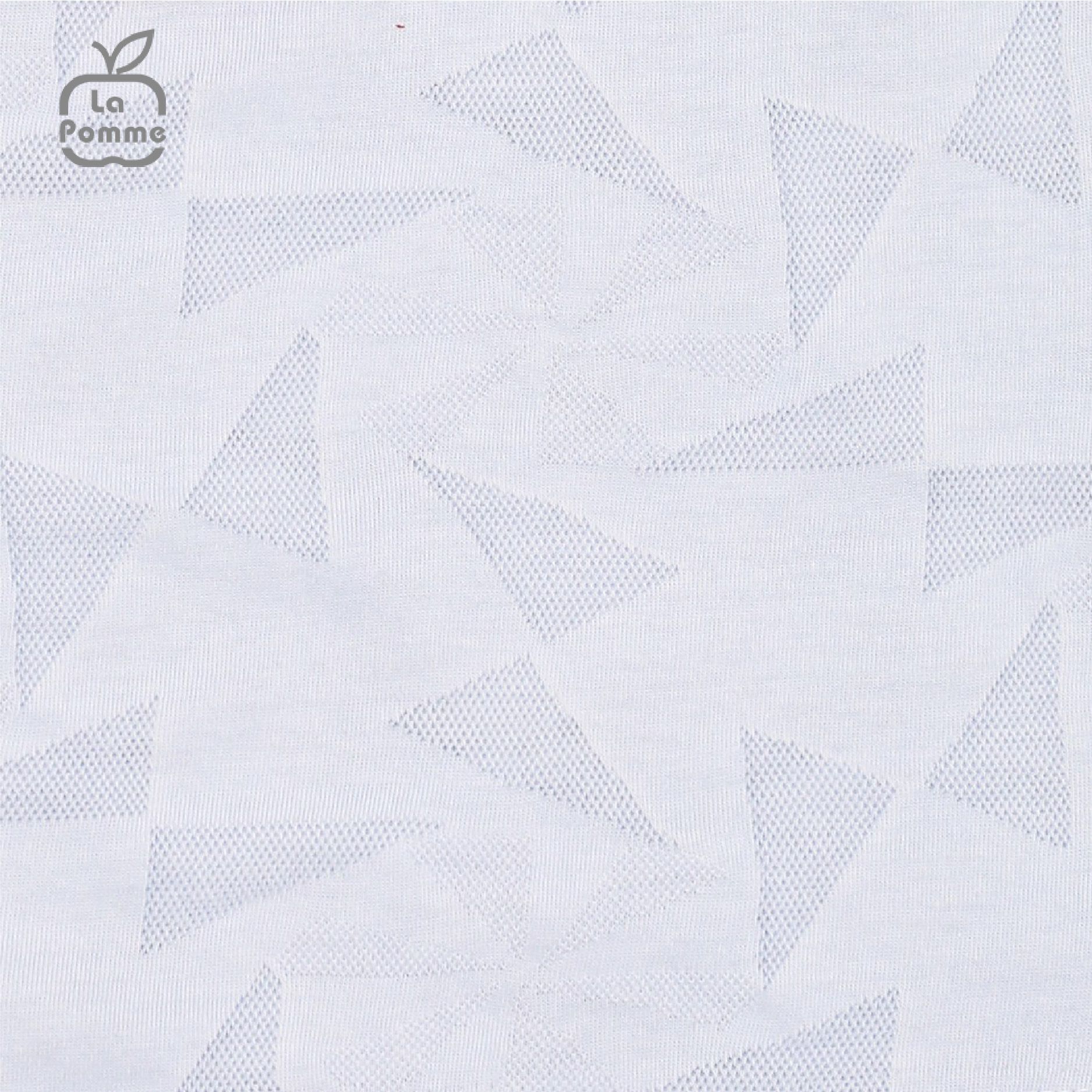 AS002 Bộ ba lỗ La Pomme trái táo đỏ - Xanh kẻ