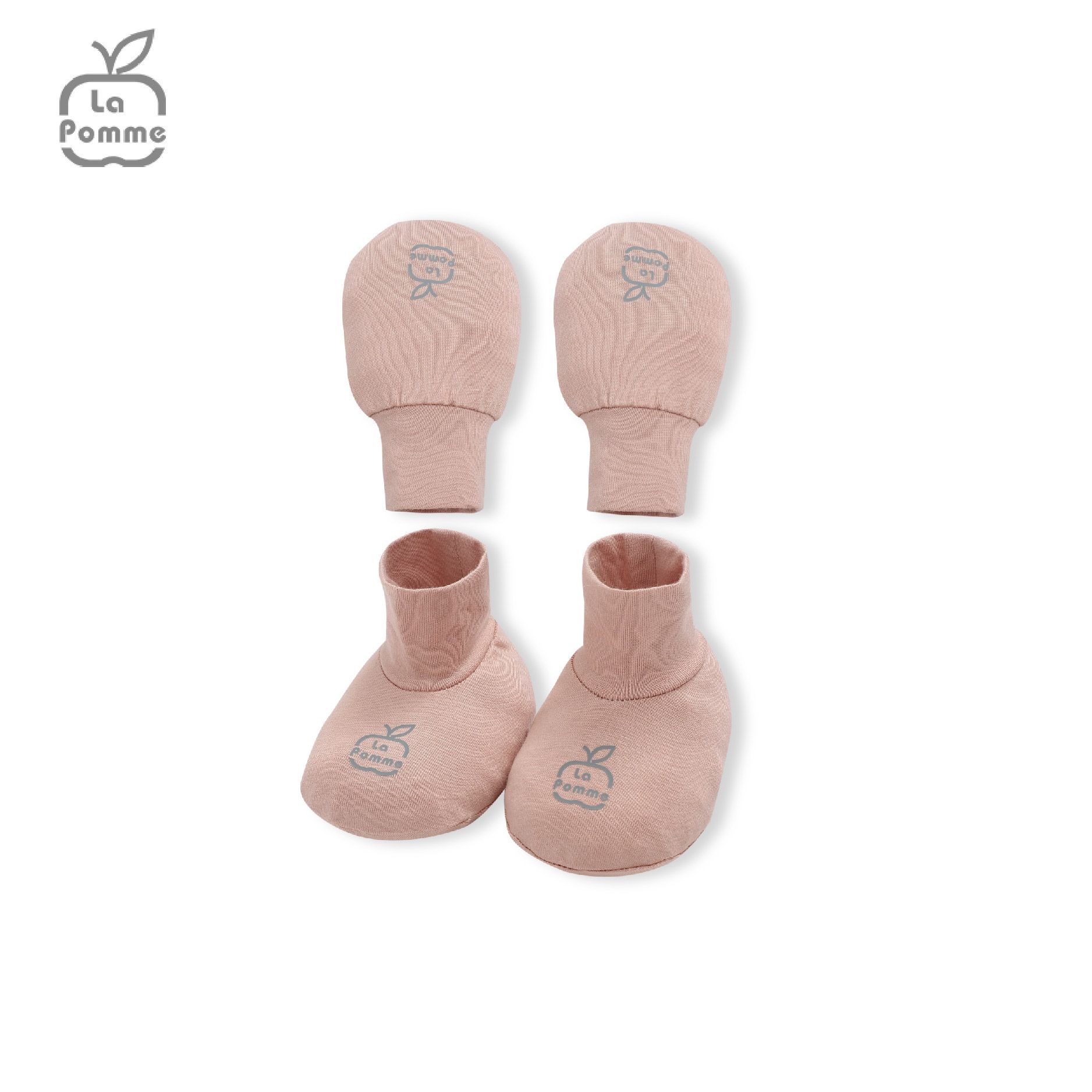 Set bao tay bao chân La Pomme Tiger Cub - Trắng