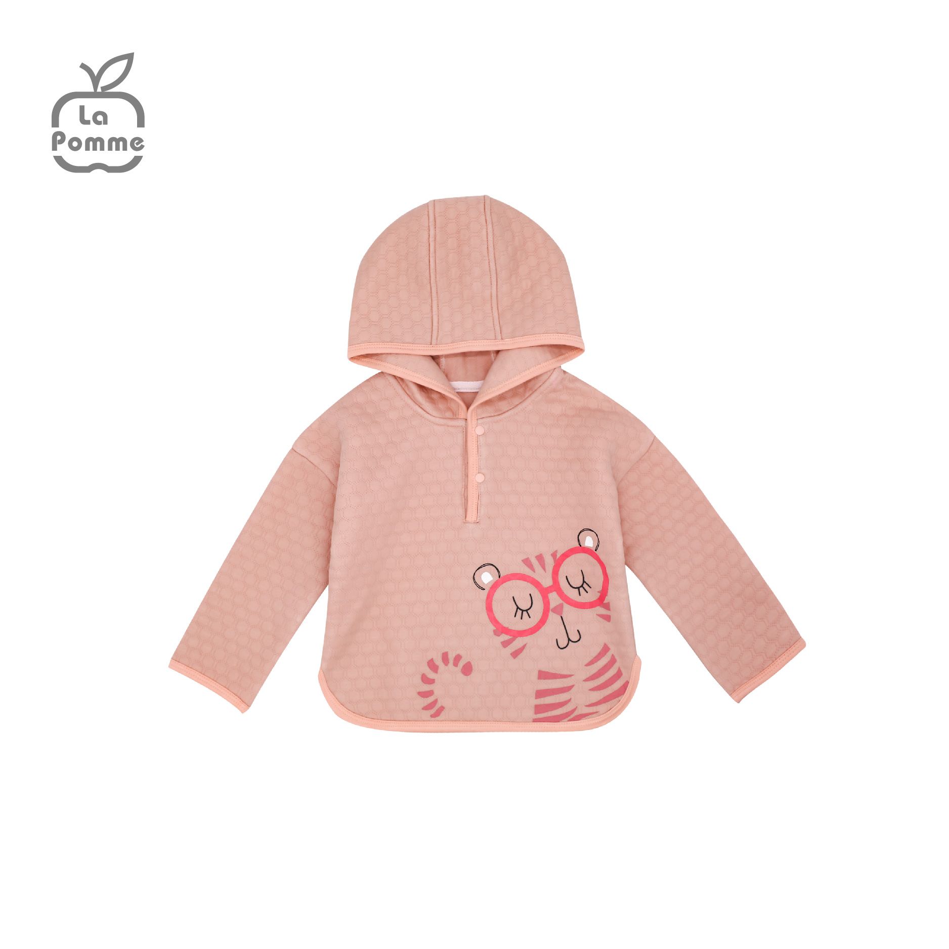 C031 Áo khoác Organic zip La Pomme - Vàng