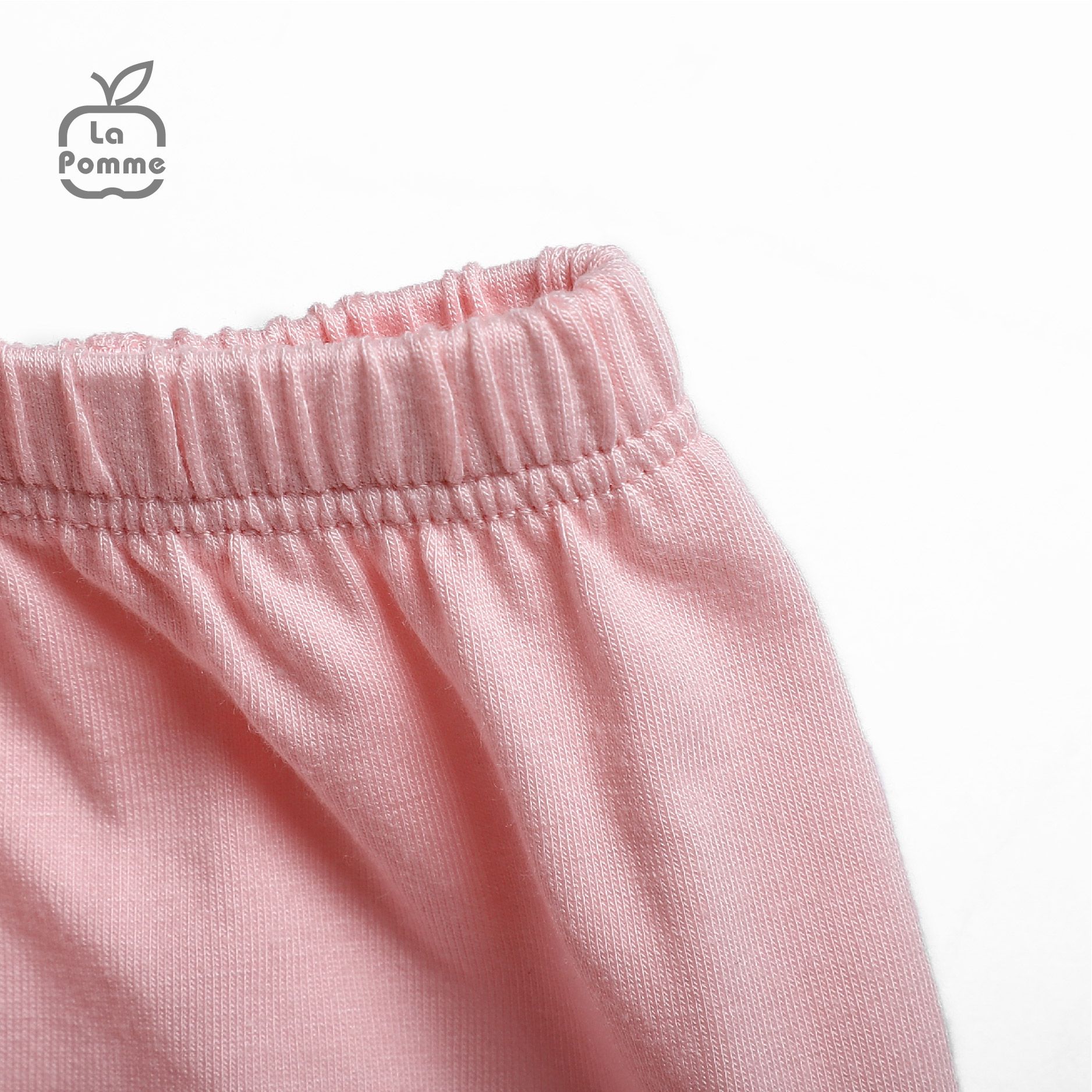 SLS061 Bộ dài tay La Pomme cúc giữa Bầy cừu - Hồng