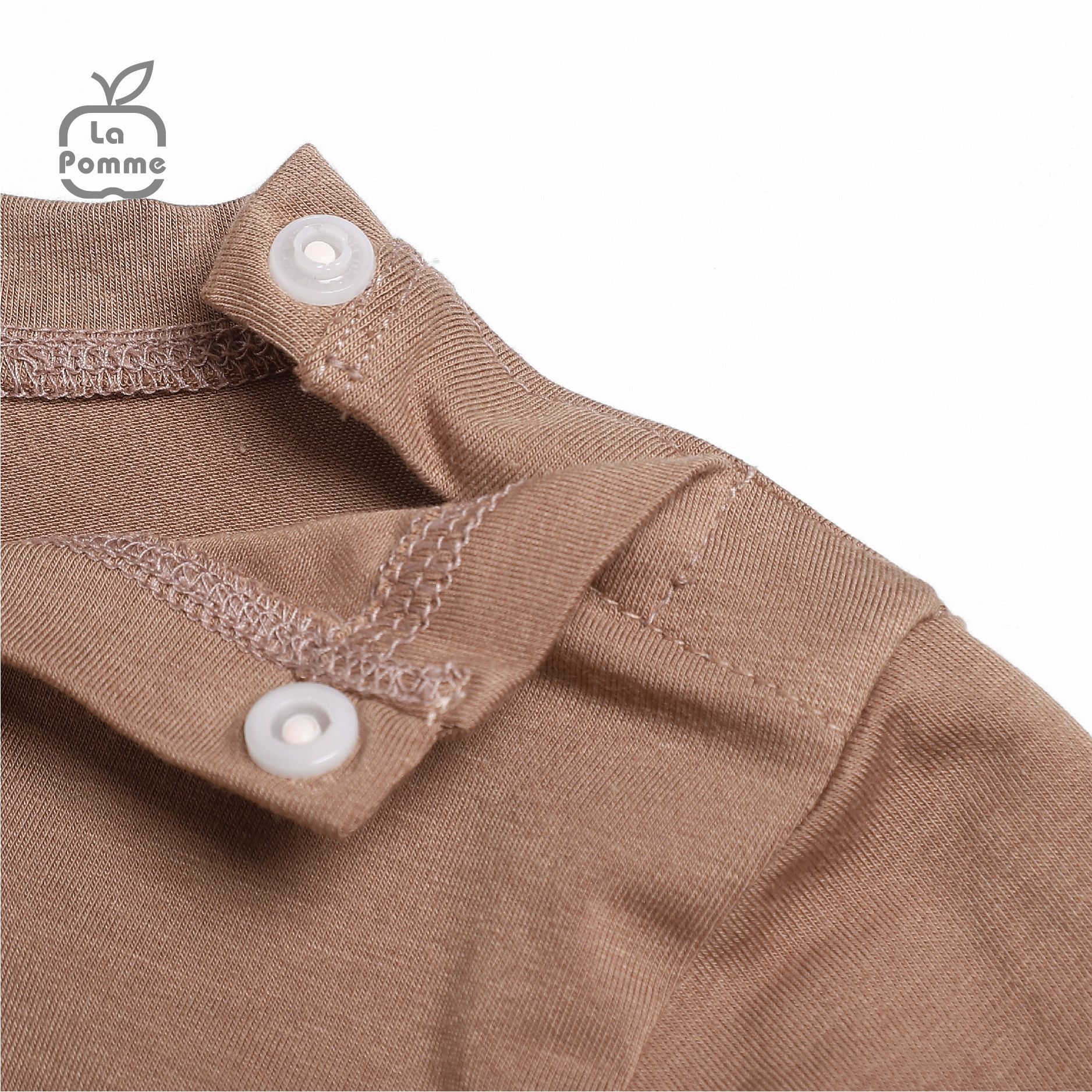 SL183 Bộ dài tay túi cừu nhỏ La Pomme - Nâu