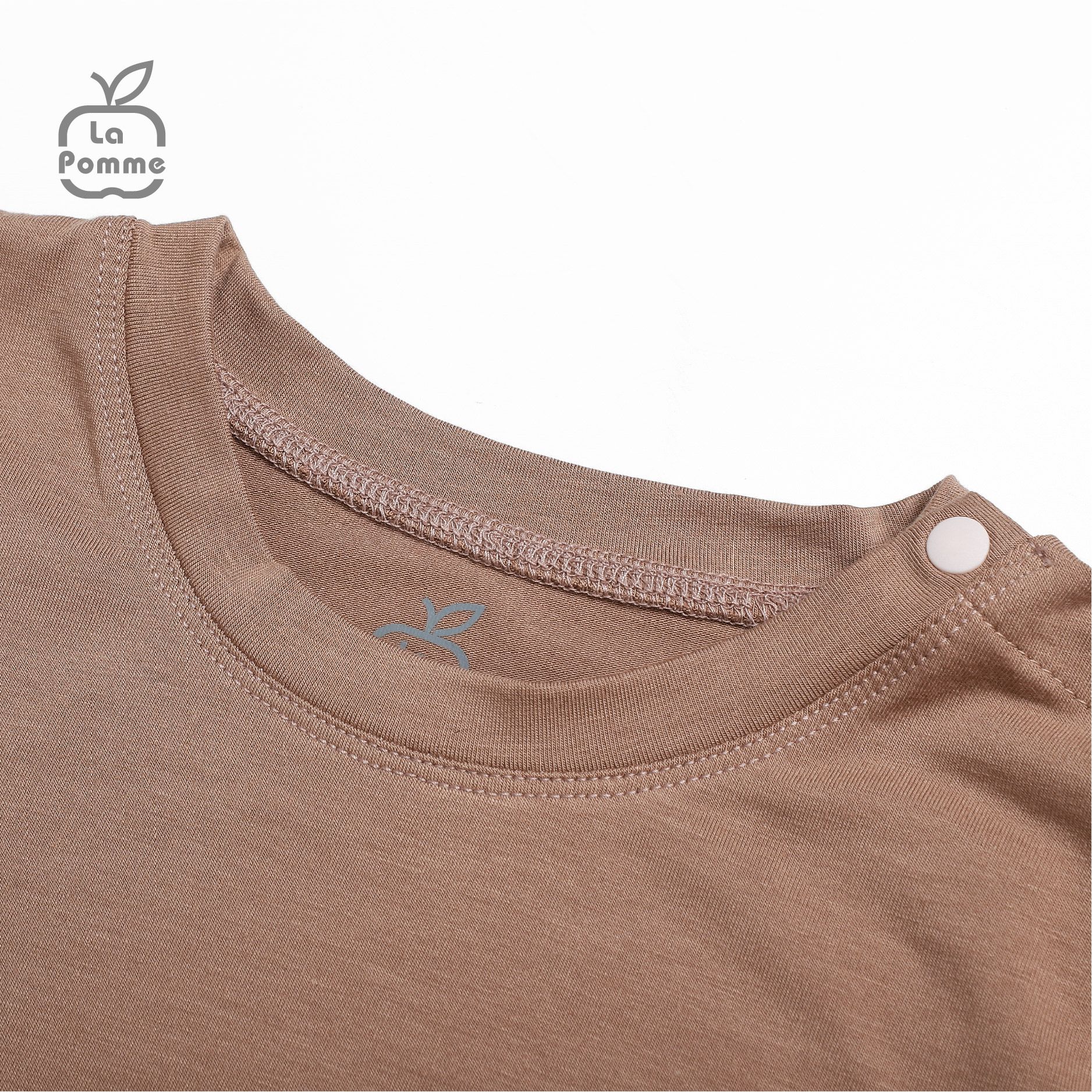 SL183 Bộ dài tay túi cừu nhỏ La Pomme - Nâu