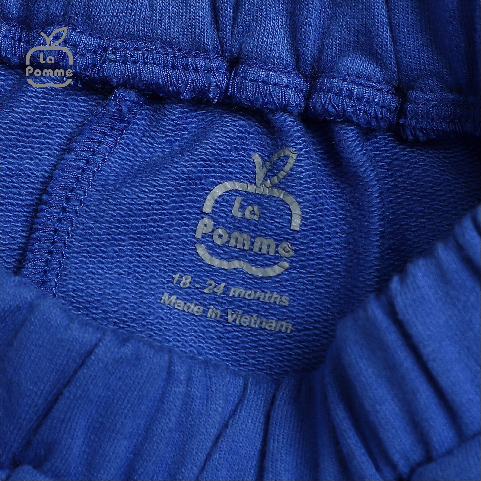 SL185 Bộ dài tay kẻ Băng cassette La Pomme - Xanh