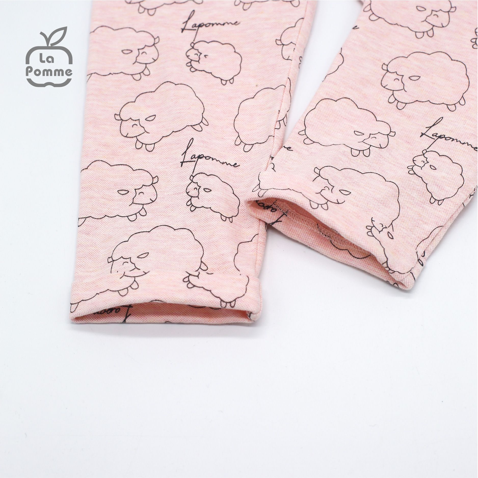 SL205 Bộ dài tay Đàn cừu nhỏ La Pomme - Xanh