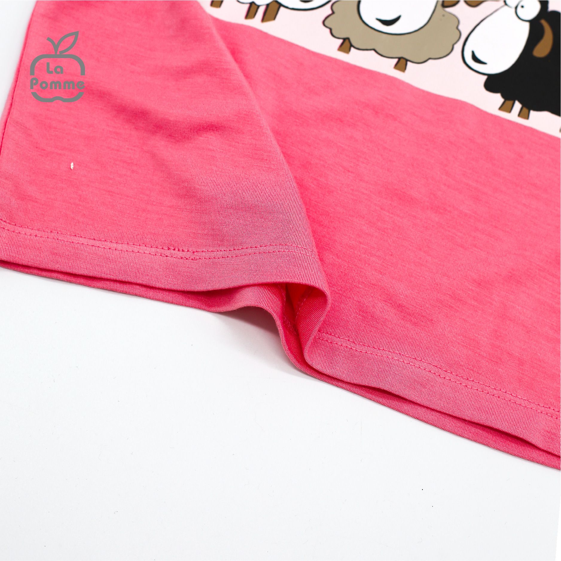 SL205 Bộ dài tay Đàn cừu nhỏ La Pomme - Xanh