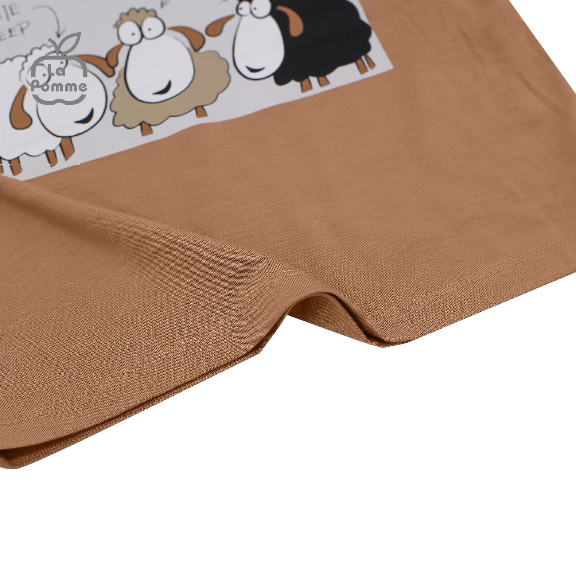 SL205 Bộ dài tay Đàn cừu nhỏ La Pomme - Xanh