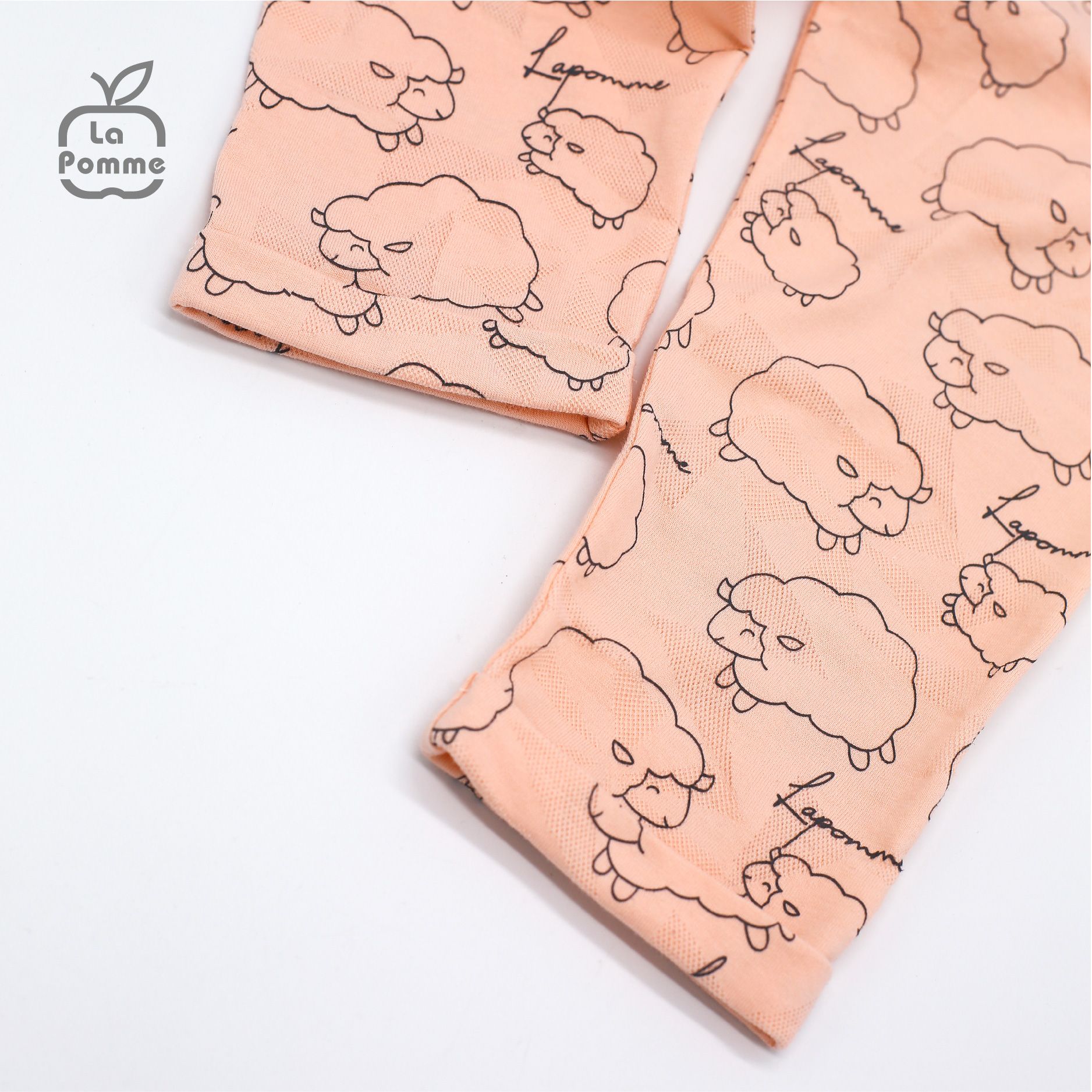 SL205 Bộ dài tay Đàn cừu nhỏ La Pomme - Xanh