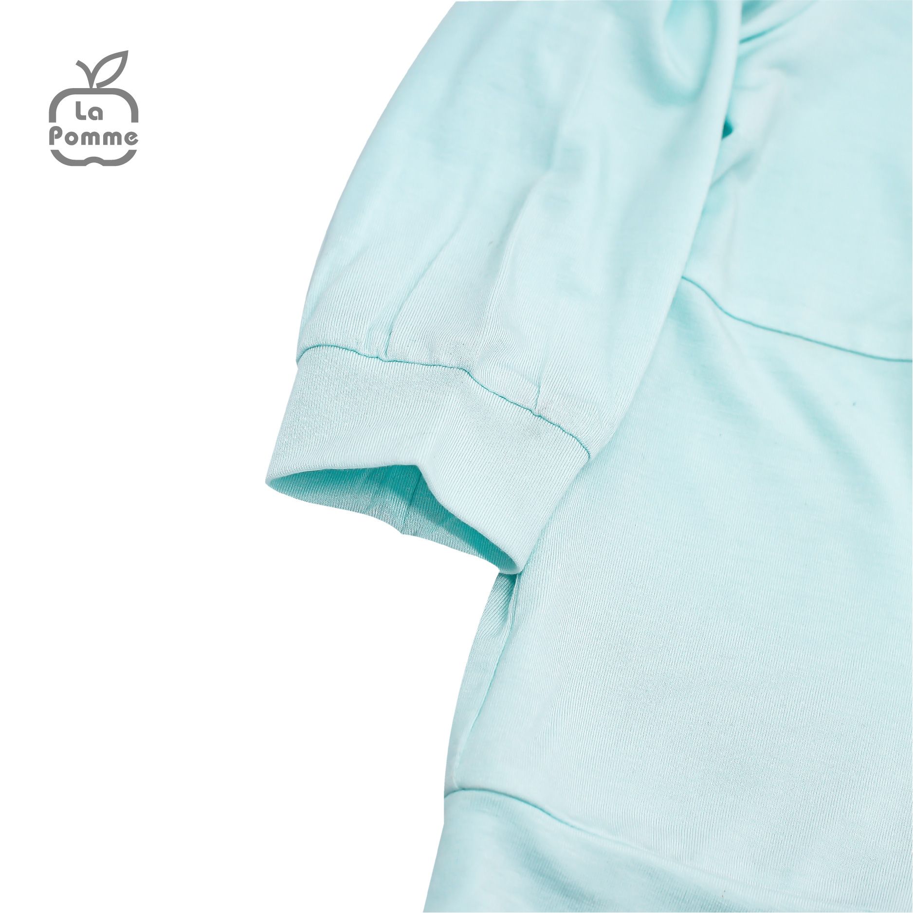 SL238 Bộ dài tay trơn màu La Pomme - Xanh