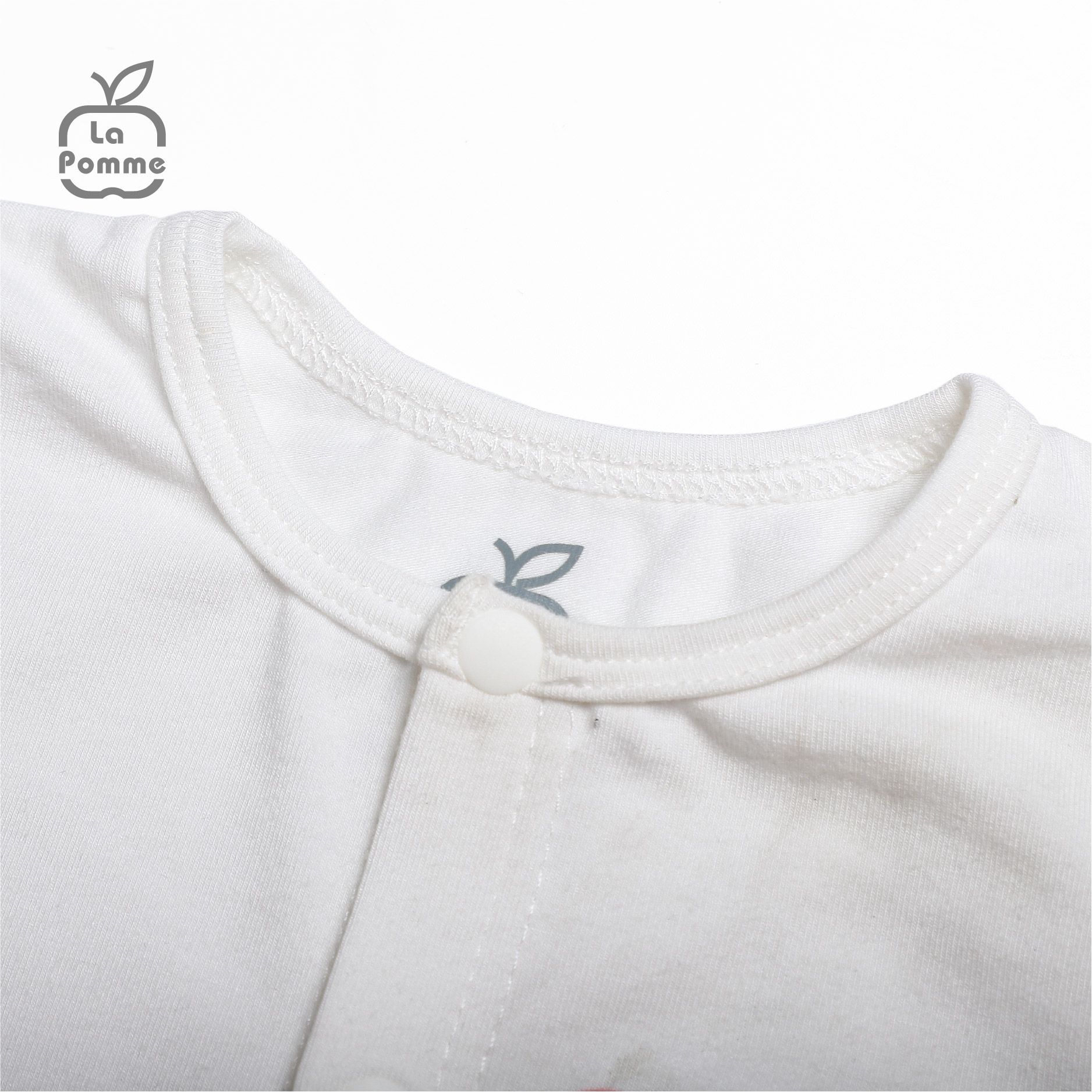 SLS061 Bộ dài tay La Pomme cúc giữa Bầy cừu - Hồng
