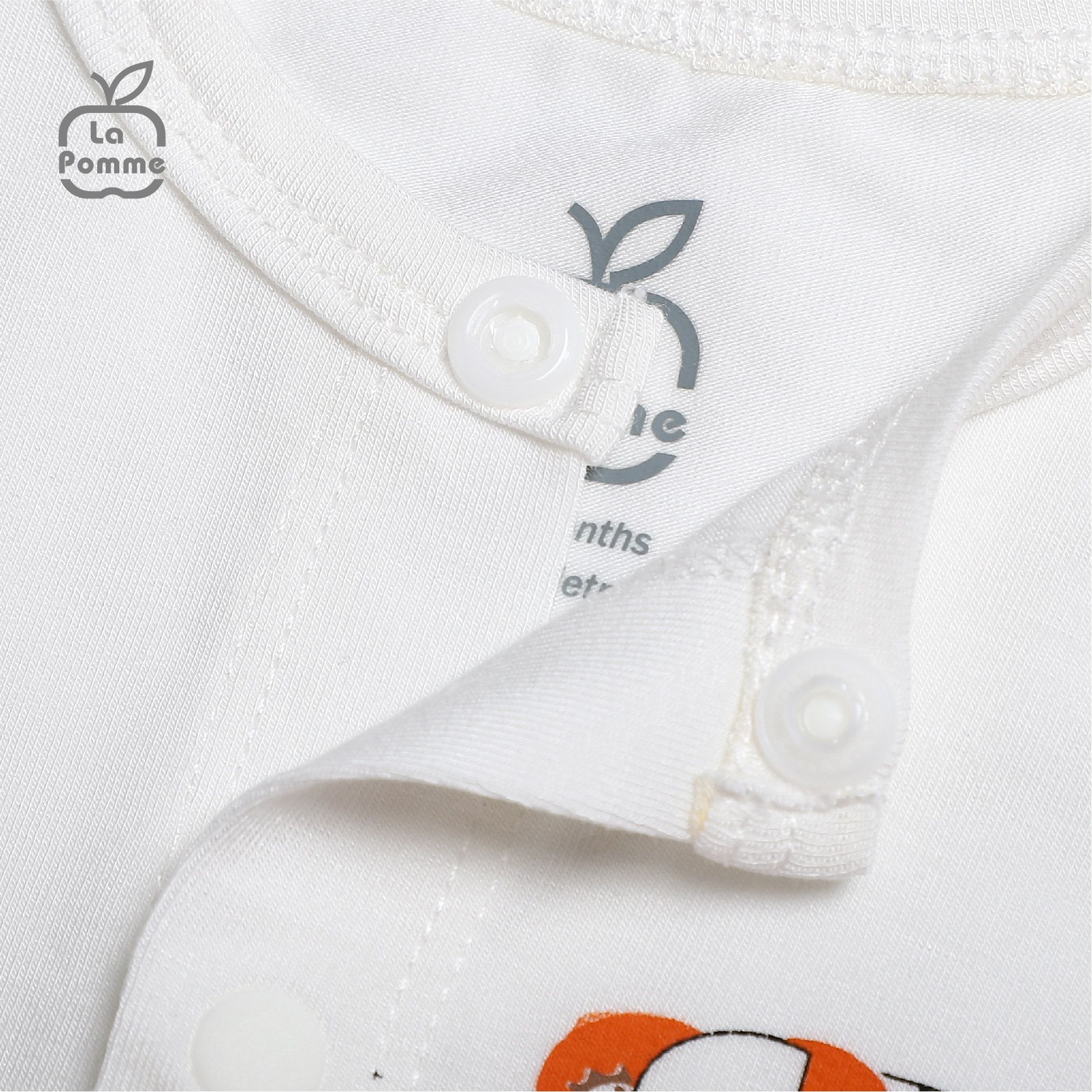 SLS061 Bộ dài tay La Pomme cúc giữa Bầy cừu - Be