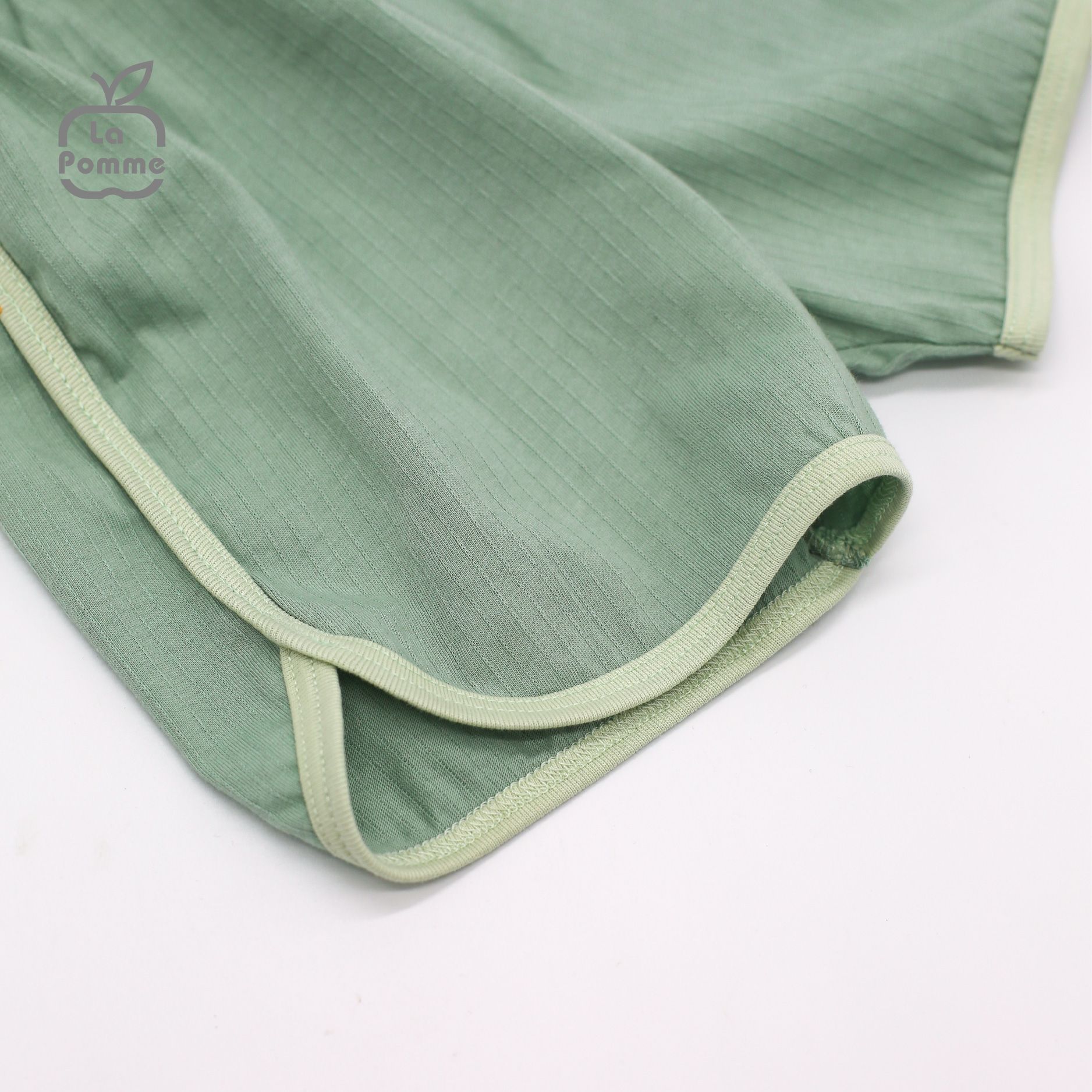 SS210 Bộ cộc tay La Pomme Xiếc Sư tử biển - Xanh mint