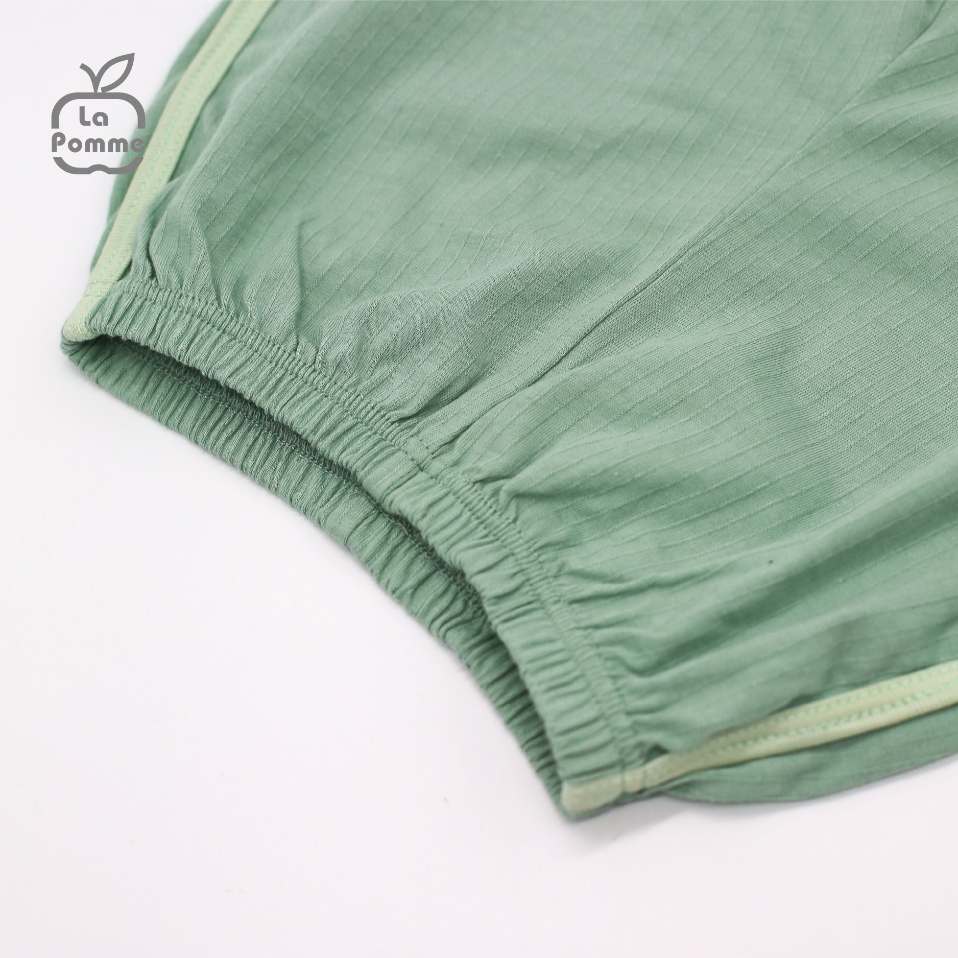 SS210 Bộ cộc tay La Pomme Xiếc Sư tử biển - Xanh mint