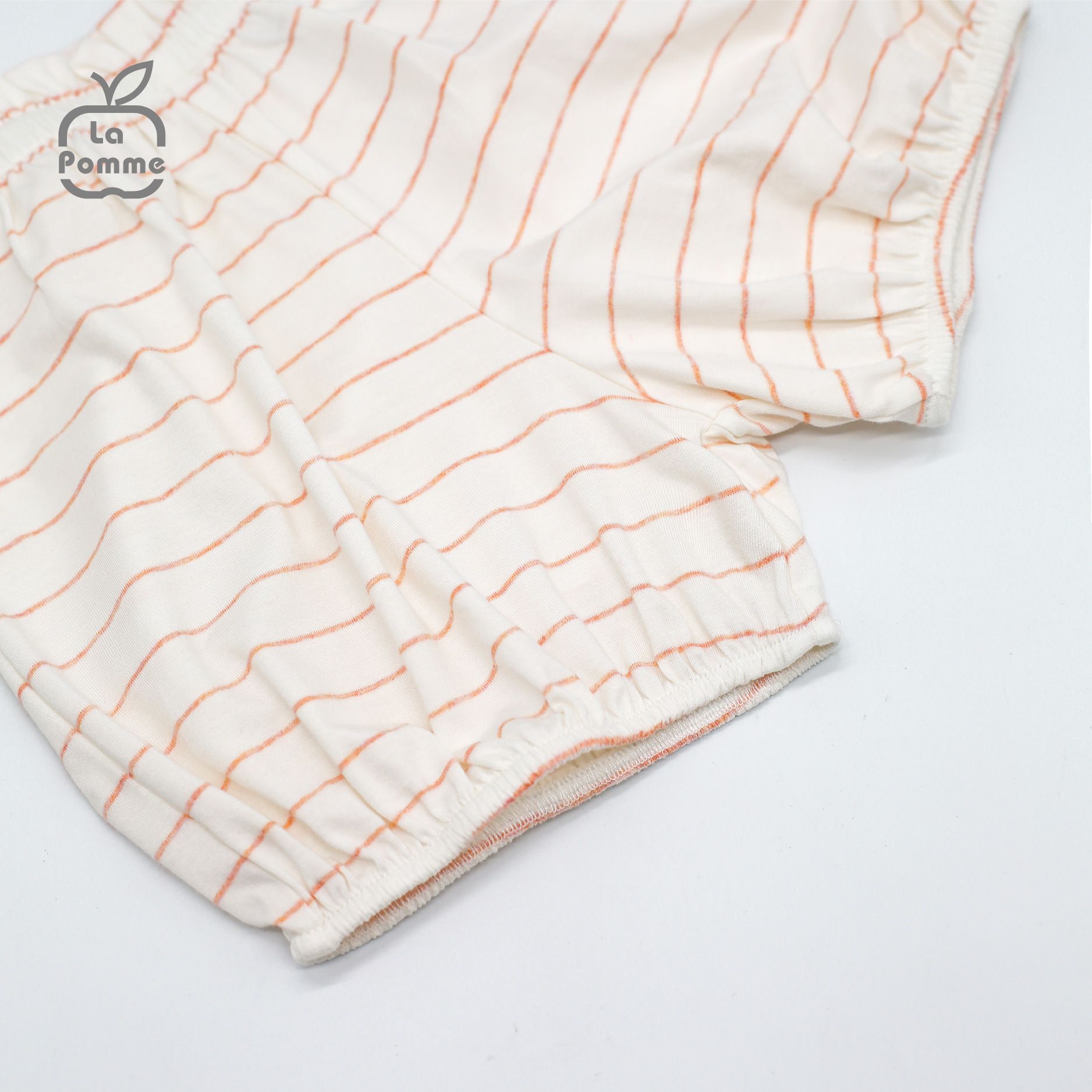 SS211 Bộ cộc tay La Pomme hoa Tulip - Hồng