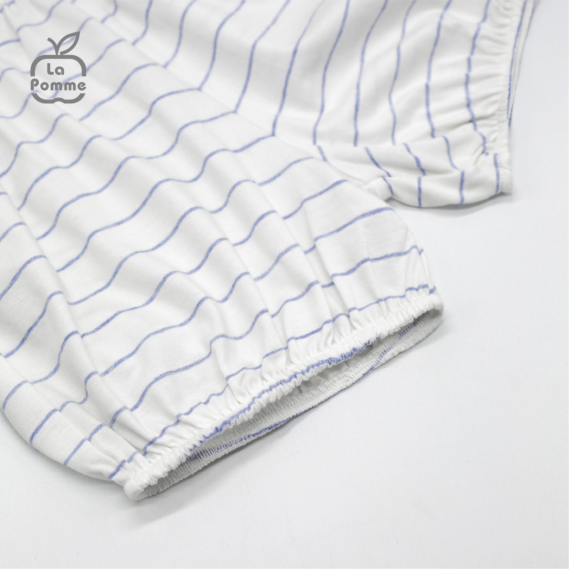 SS211 Bộ cộc tay La Pomme hoa Tulip - Hồng