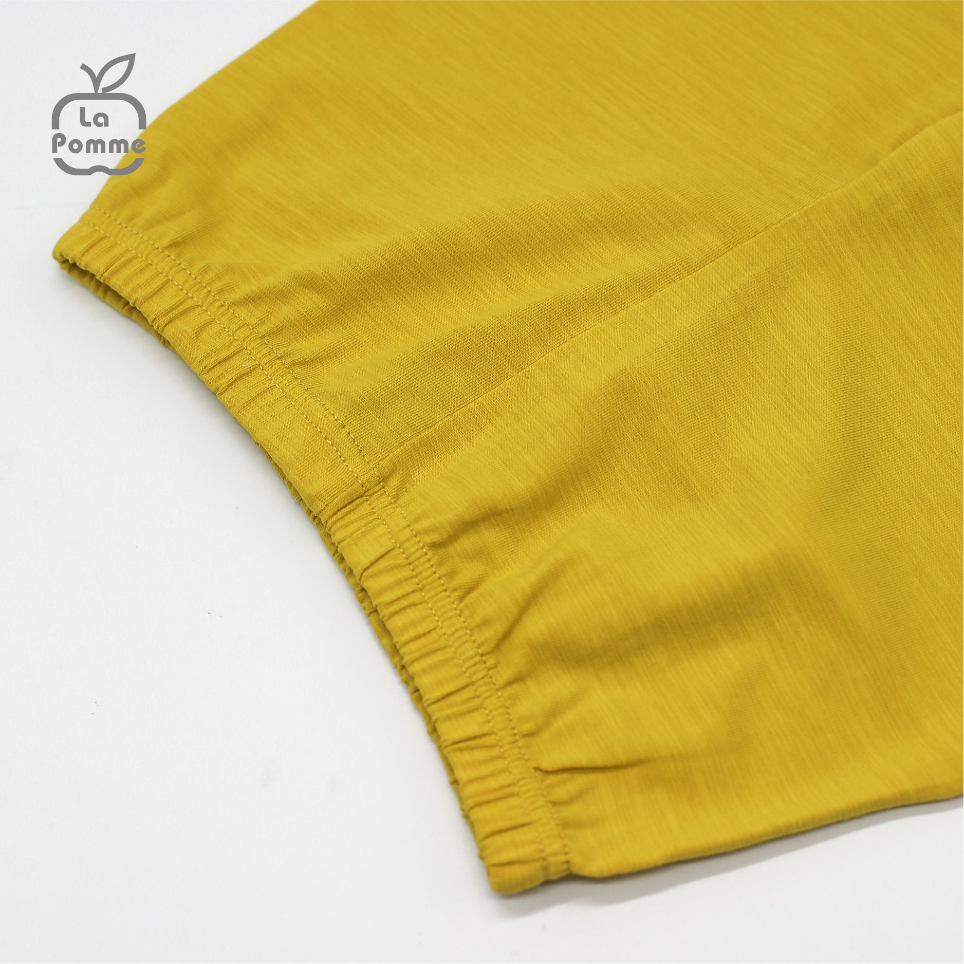 SS215 Bộ cộc tay La Pomme Chiếc lá - Trắng