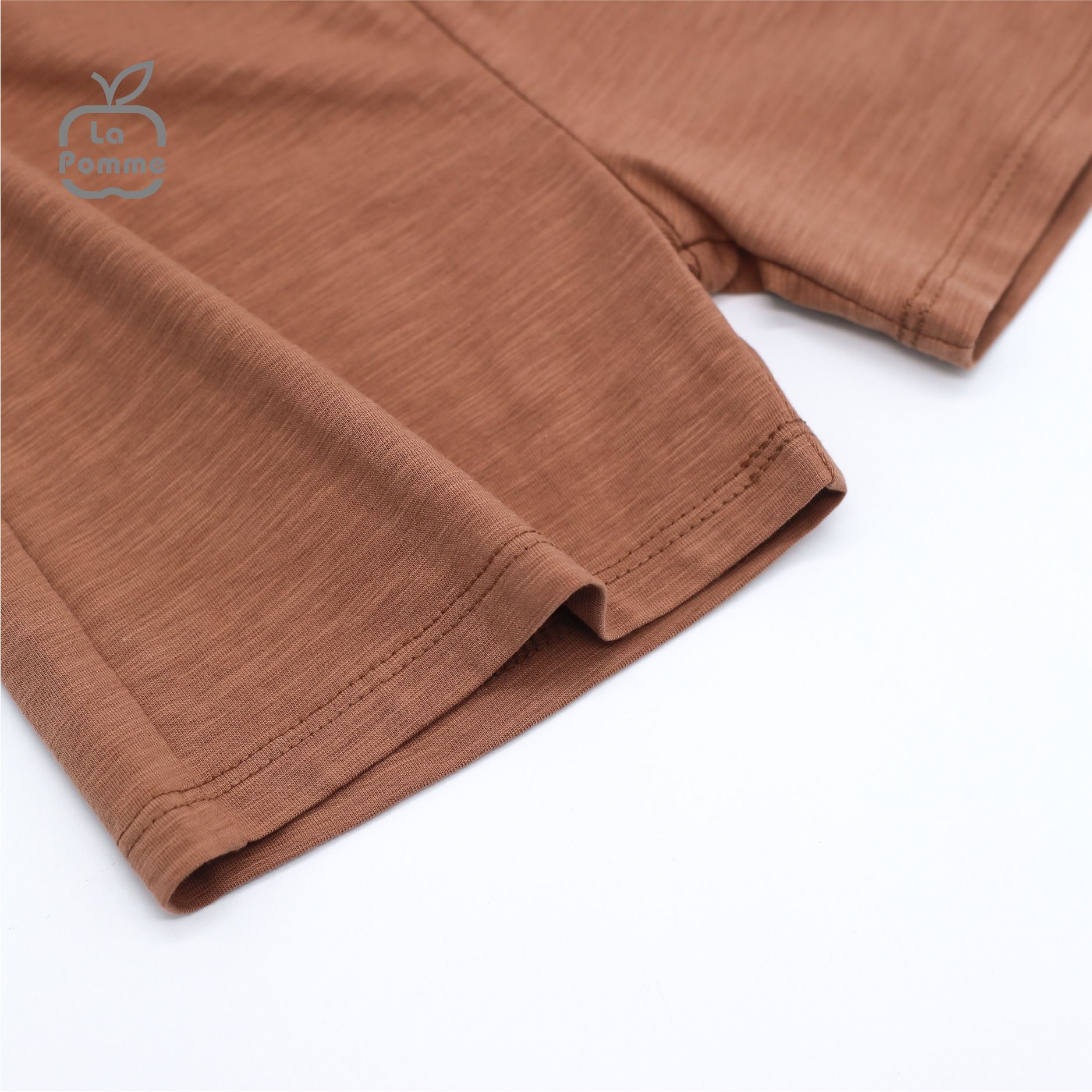 SS226 Bộ cộc tay La Pomme Xiếc thú - Xanh kẻ