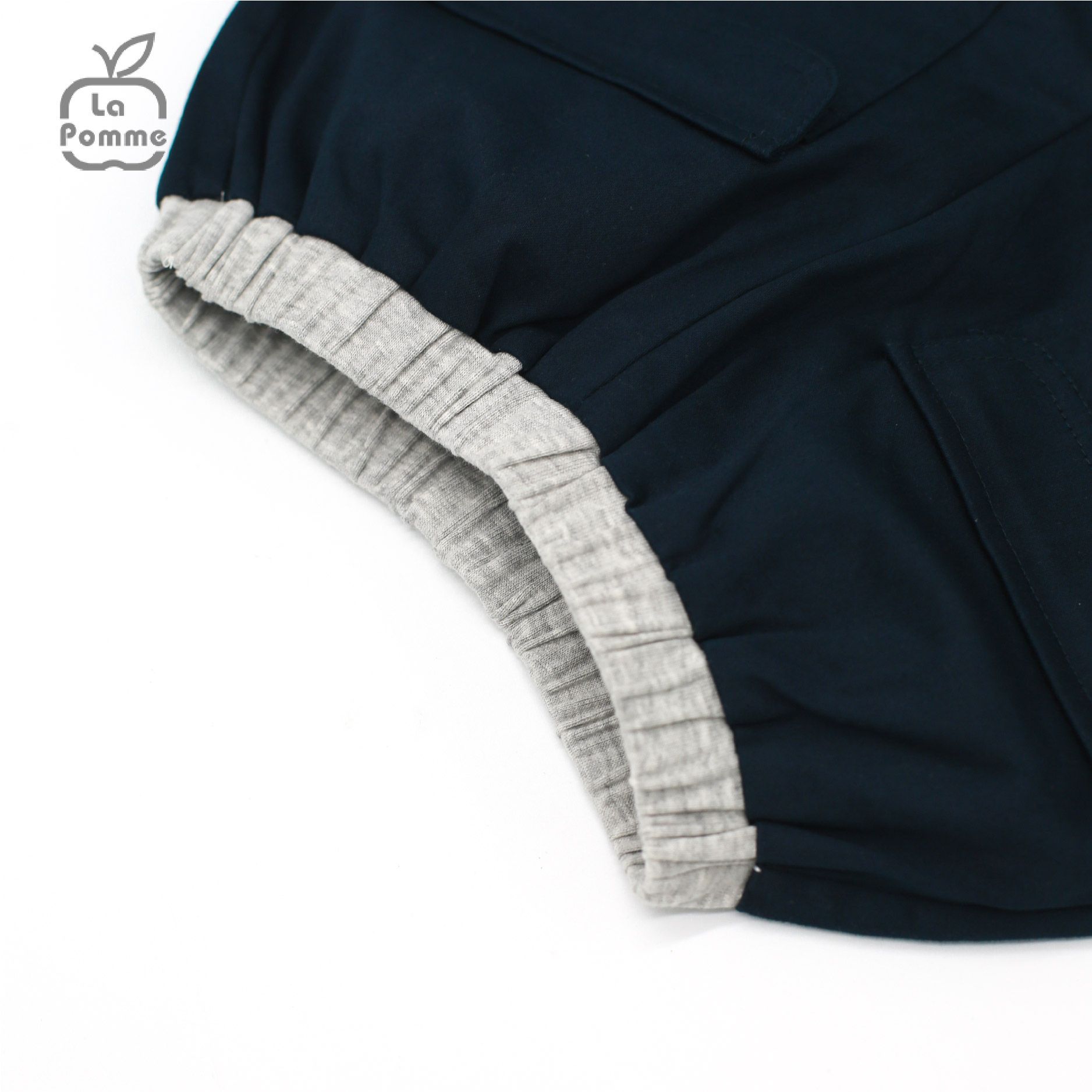 SS257 Bộ cộc tay La Pomme -Tím than