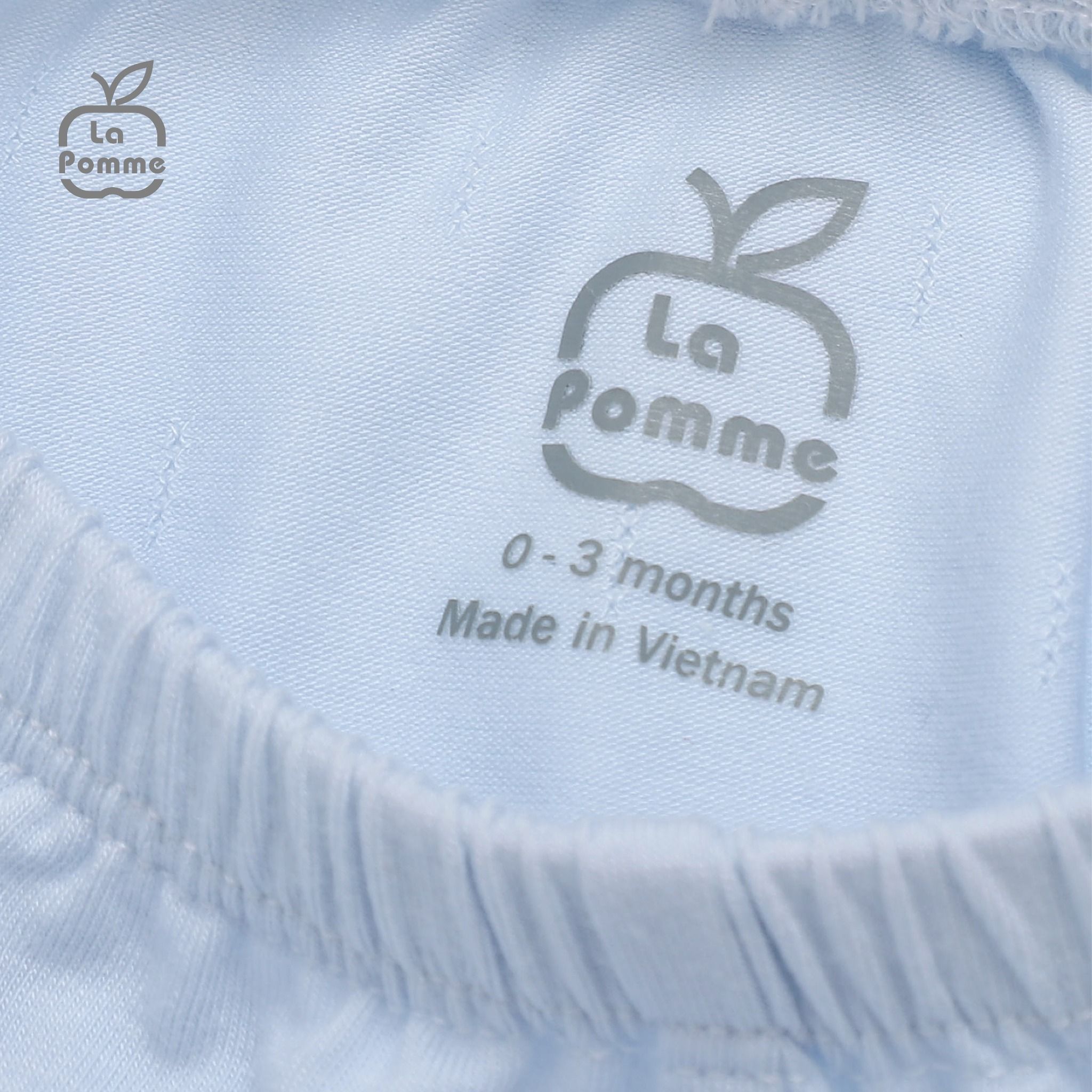 Bộ dài tay La Pomme cúc giữa chú voi Dumbo - Xanh