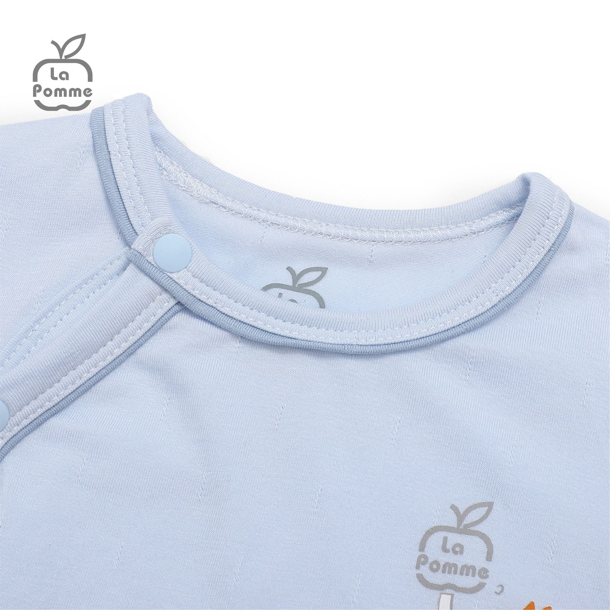 Bộ dài tay La Pomme cúc lệch chú voi Dumbo - Hồng