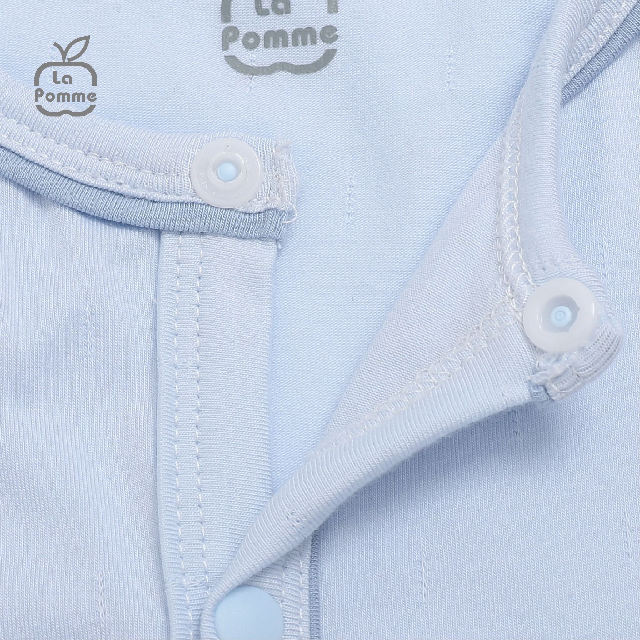 Bộ dài tay La Pomme cúc giữa chú voi Dumbo - Xanh