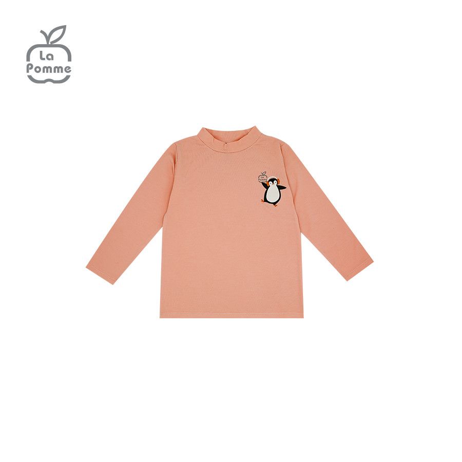 TL021-A Áo cổ 3cm trơn La Pomme - Ghi
