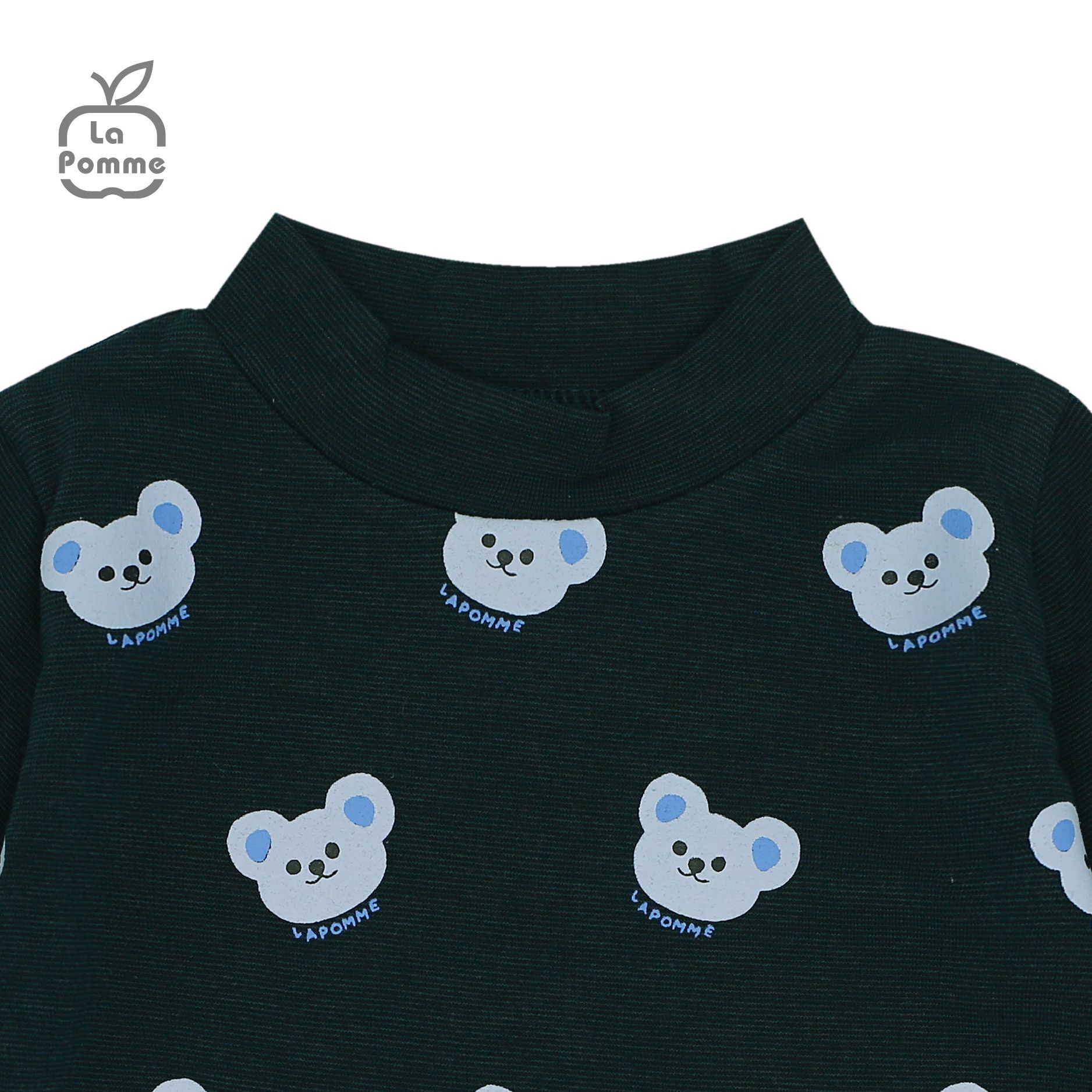 TL045 Áo dài tay giữ ấm cổ La Pomme - Tím than