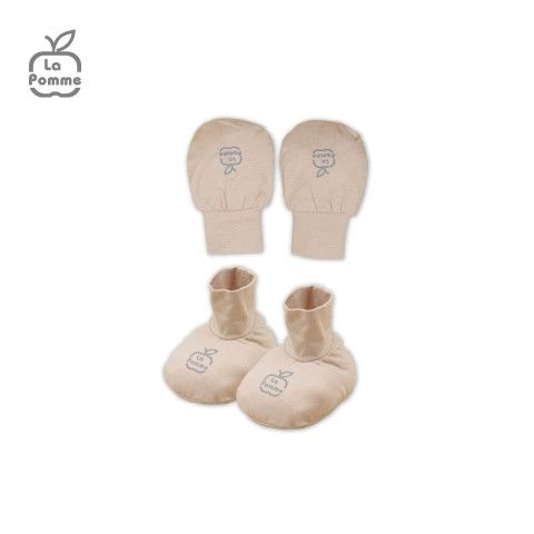 Set bao tay bao chân La Pomme gấu nhỏ ú oà