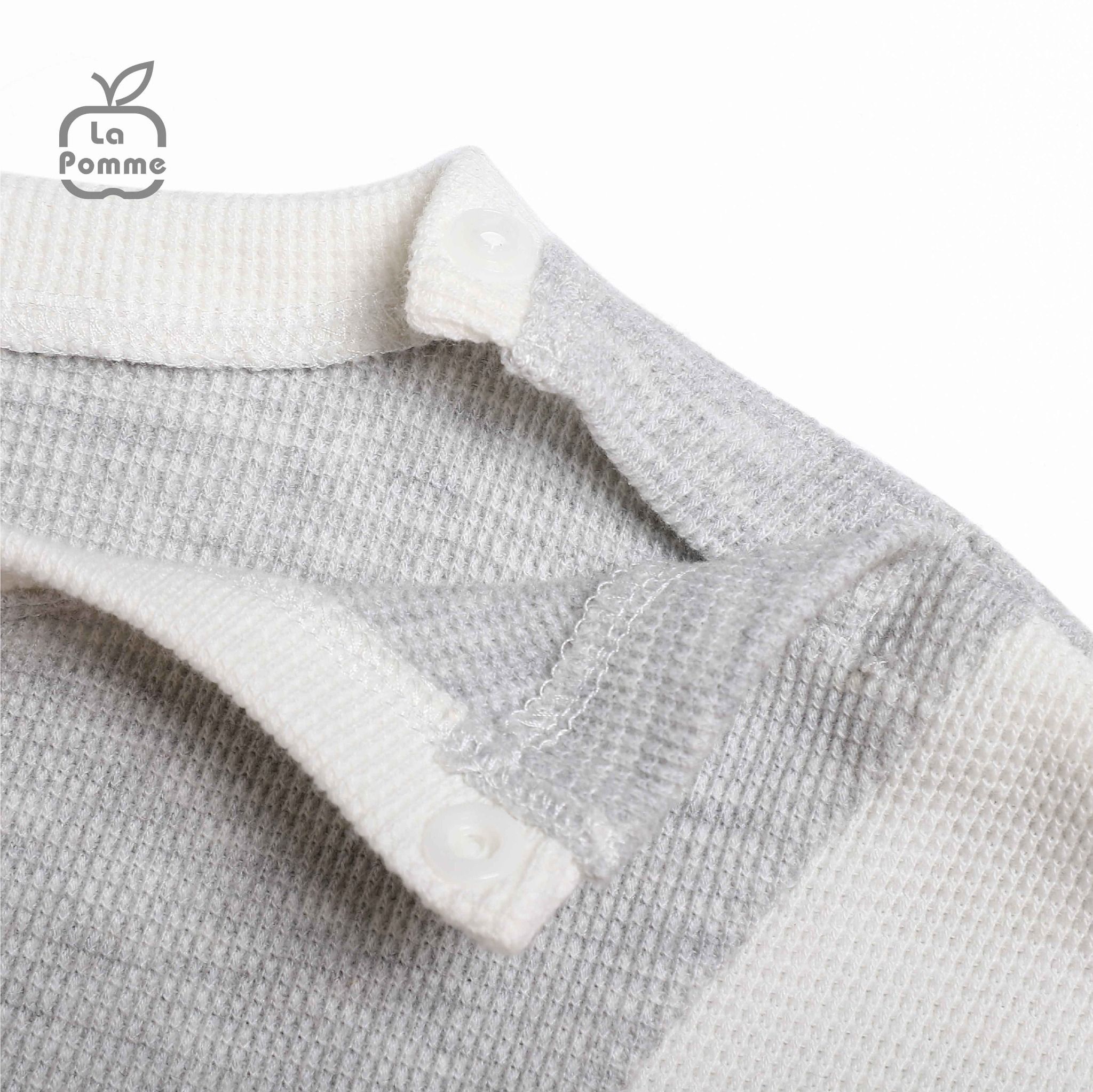 SL236 Bộ dài tay phối màu thể thao La Pomme - Ghi