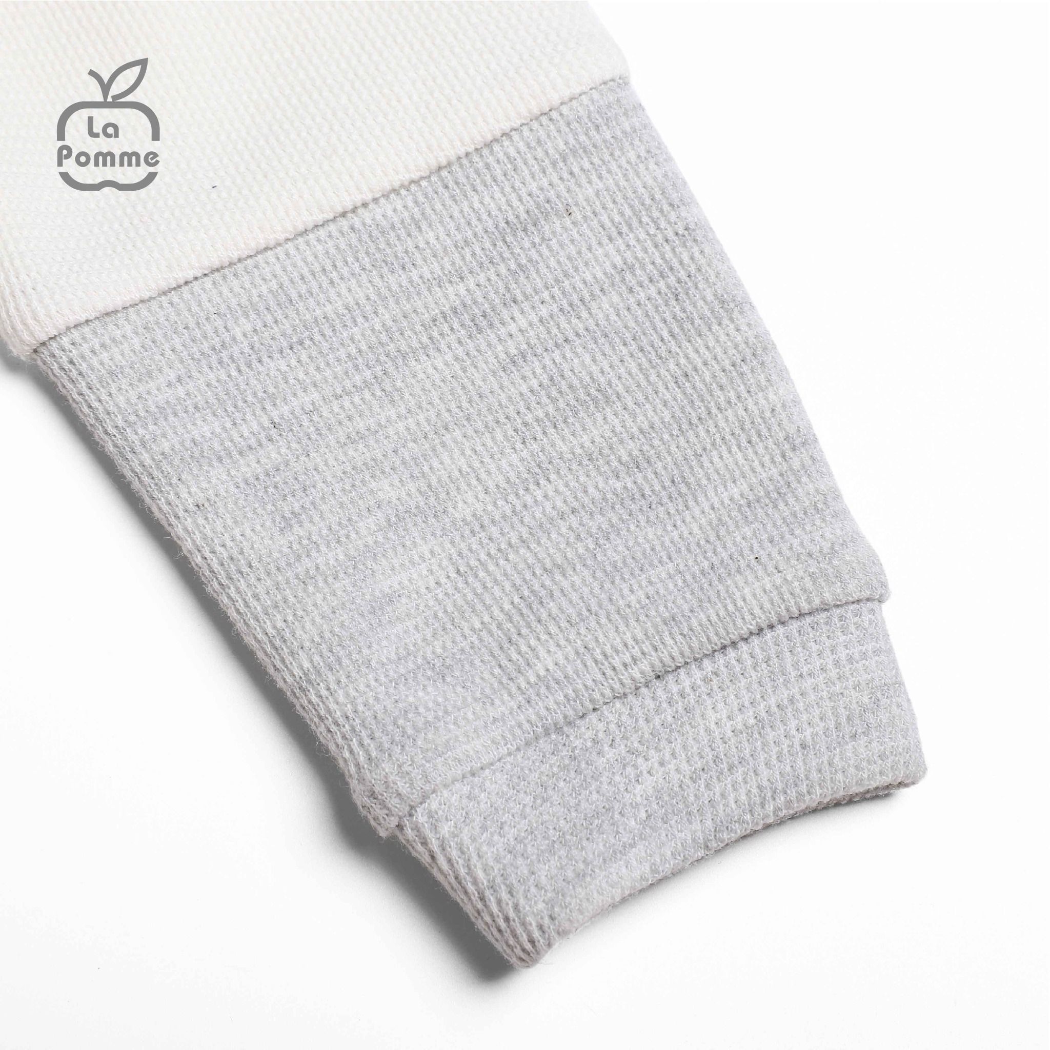 SL236 Bộ dài tay phối màu thể thao La Pomme - Ghi