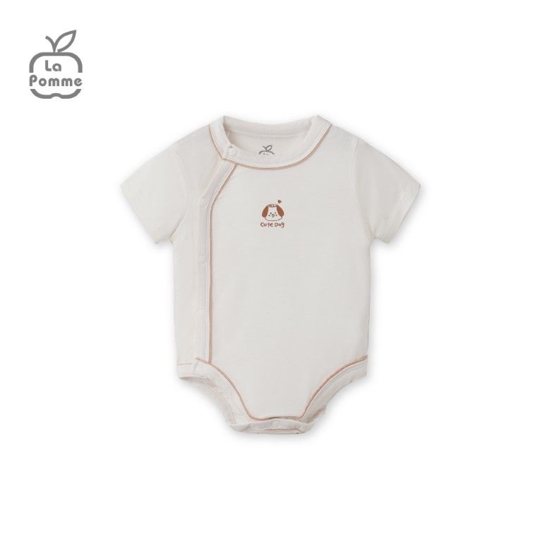  Body chip cộc tay La Pomme baby kisses - Nâu 