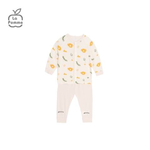 Bộ dài tay La Pomme cúc giữa Koala tinh nghịch - Ghi