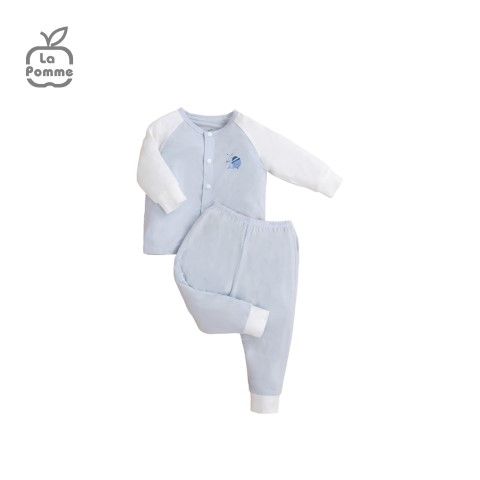 Bộ Dài Tay La Pomme Cúc Giữa Puppy - Be 2