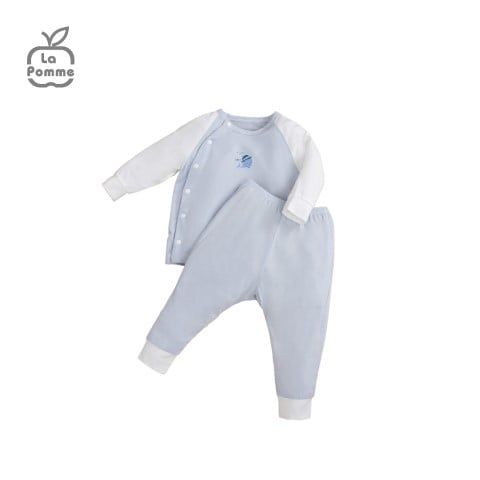 Bộ Dài Tay La Pomme Cúc lệch Puppy - Be 2
