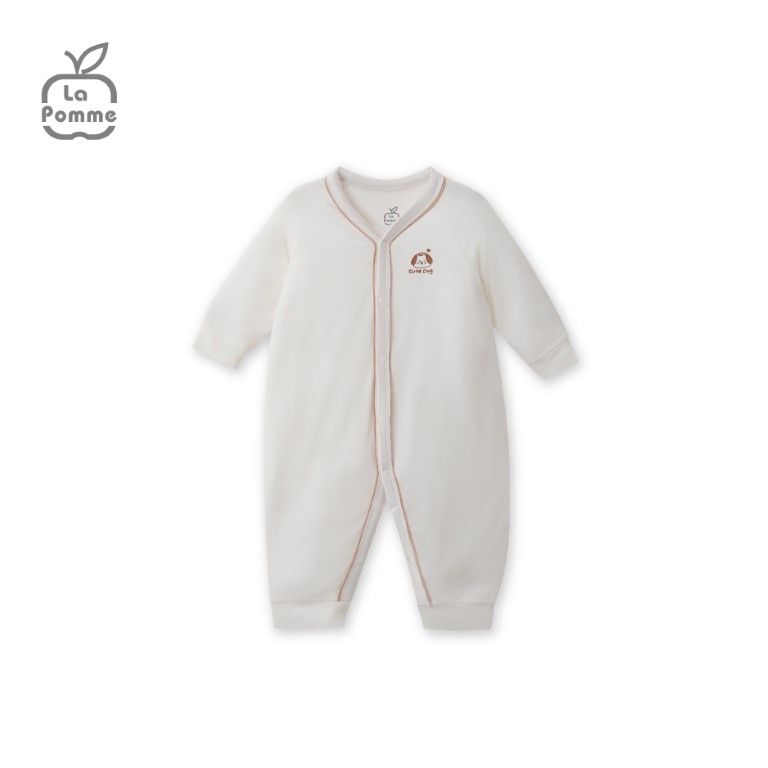 Body dài tay La Pomme baby kisses - Tím