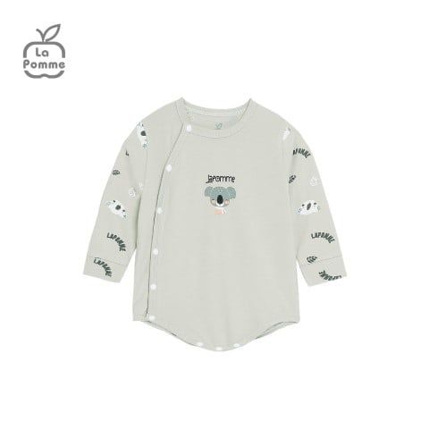 Body chip dài tay La Pomme cúc lệch Koala tinh nghịch - Be