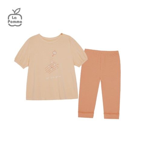 Bộ cộc tay La Pomme gieo mầm yêu thương - Cam