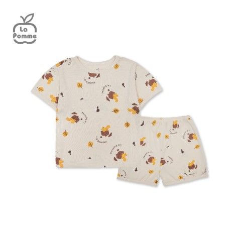 Bộ cộc tay La Pomme Sweet Pattern - Koala