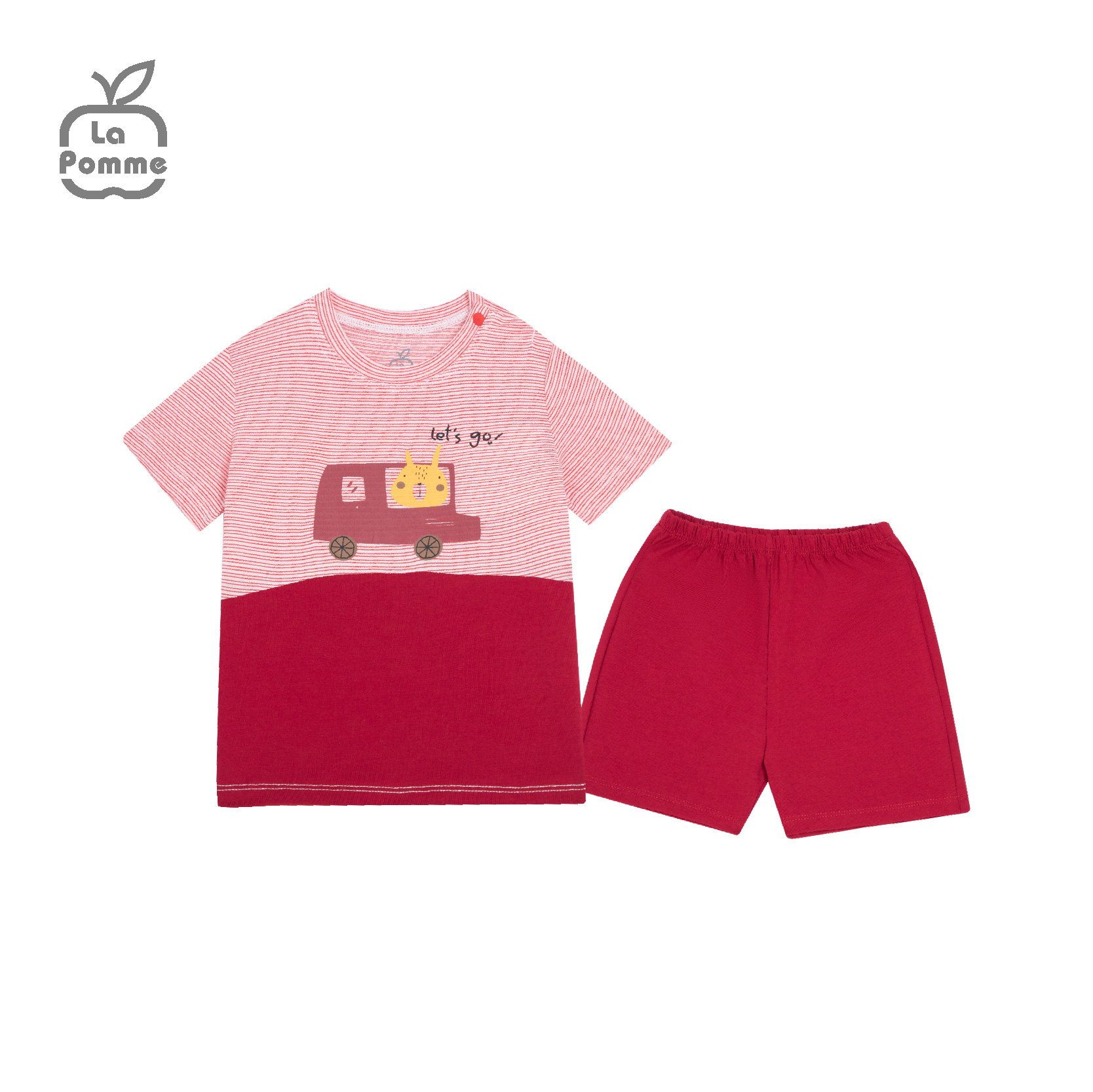 Bộ cộc tay La Pomme chuyến xe vui vẻ - Kẻ ghi